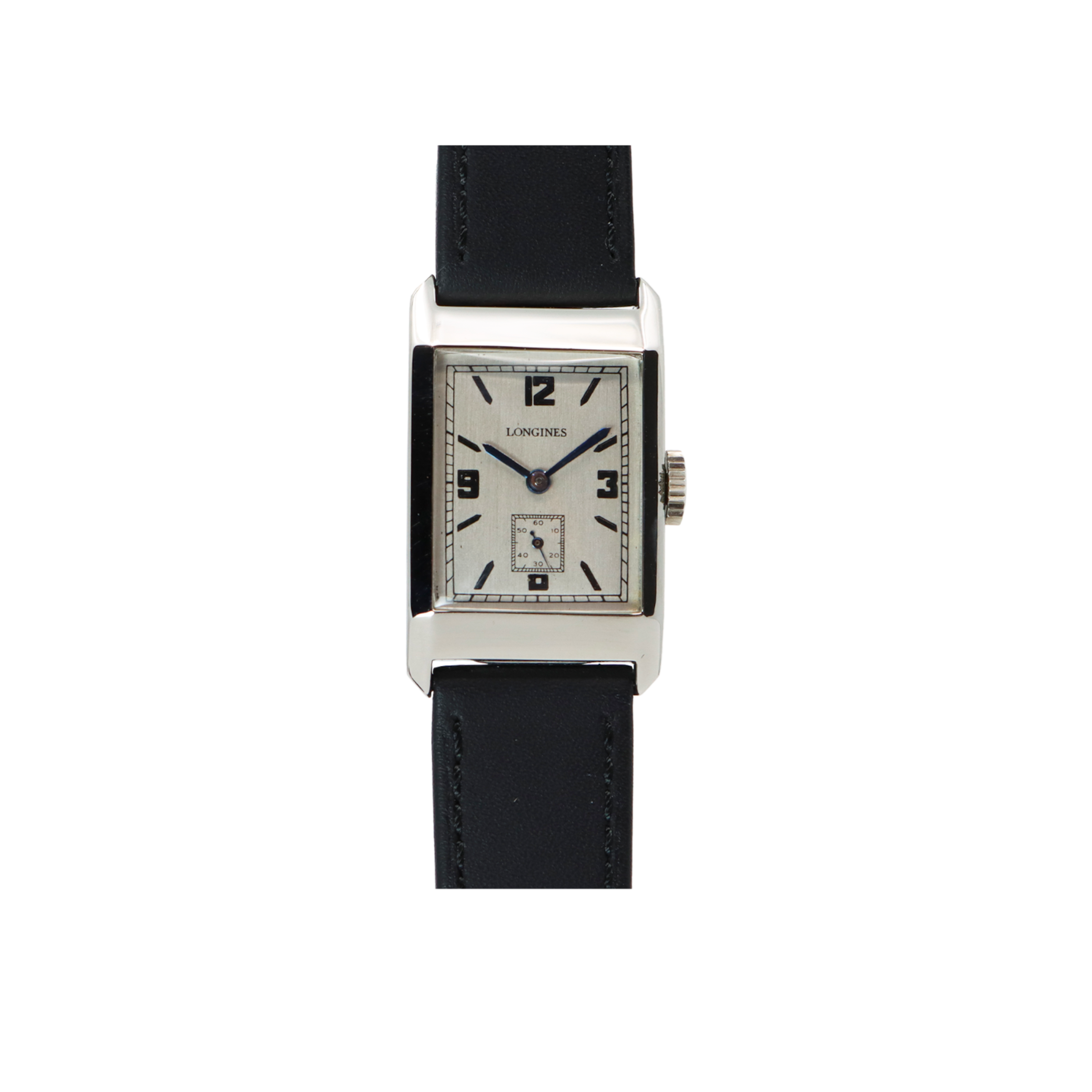 Reloj de pulsera art déco rectangular Longines (1935)