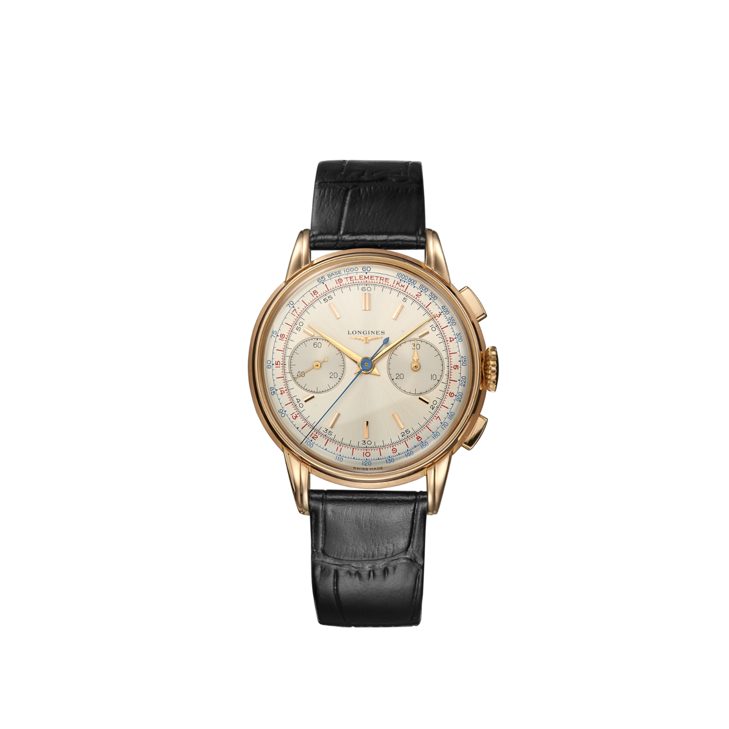 Longines Chronograph 30CH in 18ct rose gold (1951)
