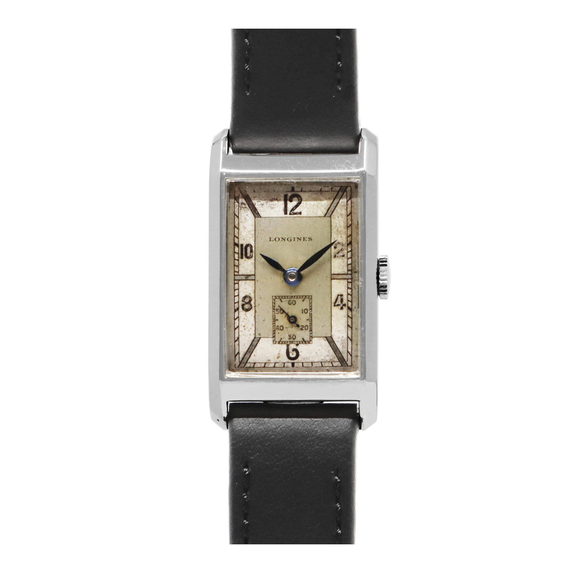 LONGINES Rectangular Shaped Art Deco Watch 1936 LONGINES