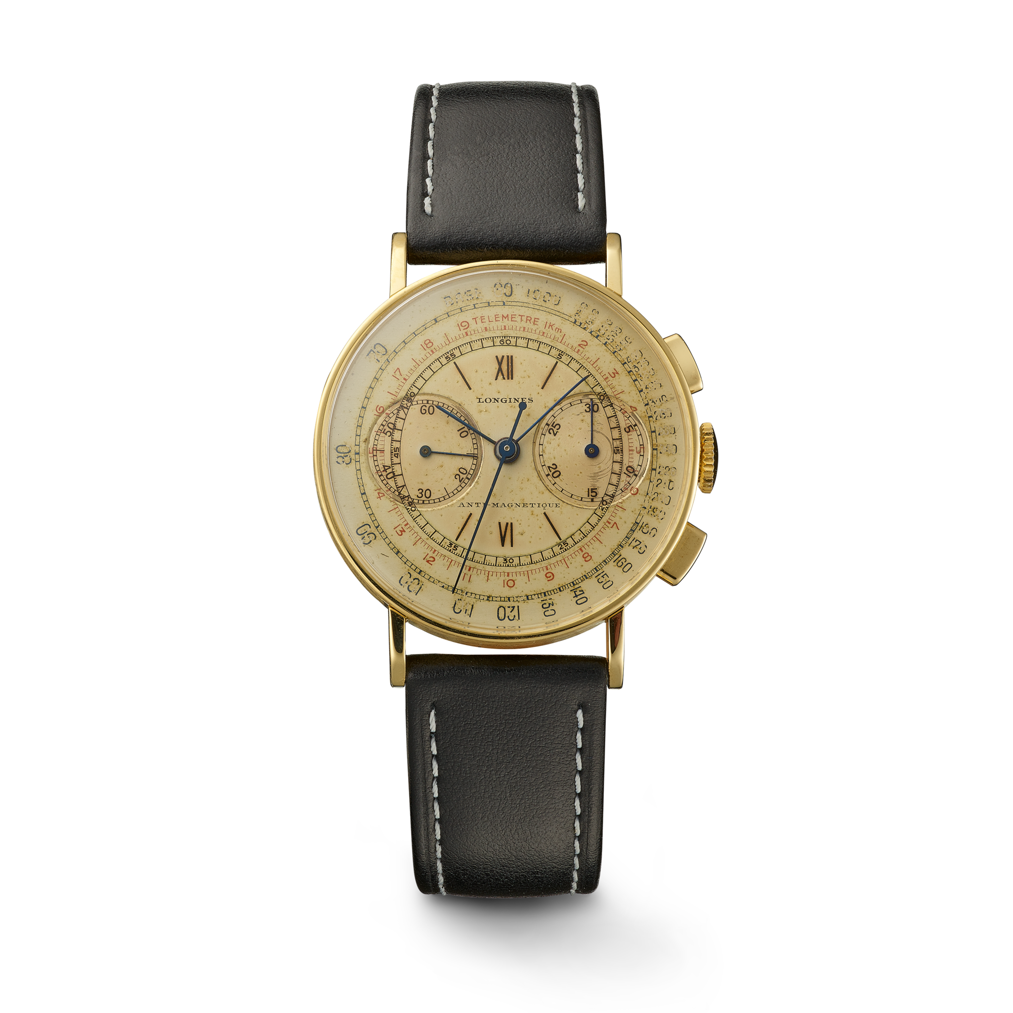18ct Gold Flyback Chronograph With Caliber 13ZN (1940) | LONGINES CA