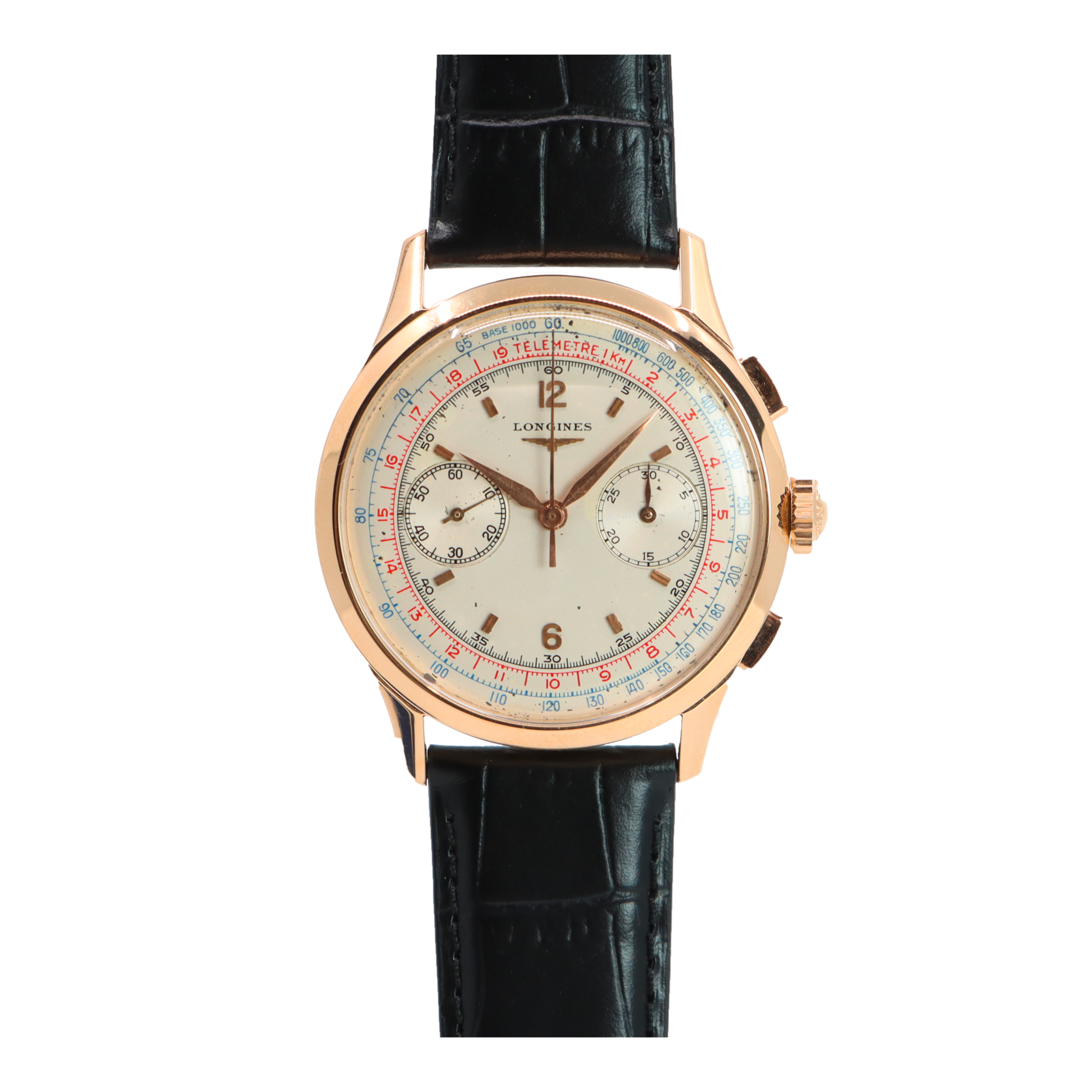 Longines Flyback-Chronograph 30CH in rose gold (1961)
