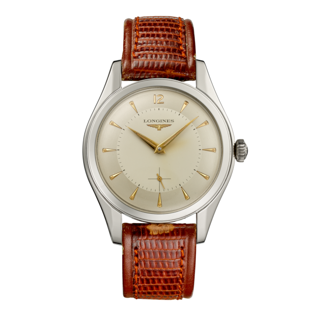 Stainless steel watch with caliber 12.68Z (1958)