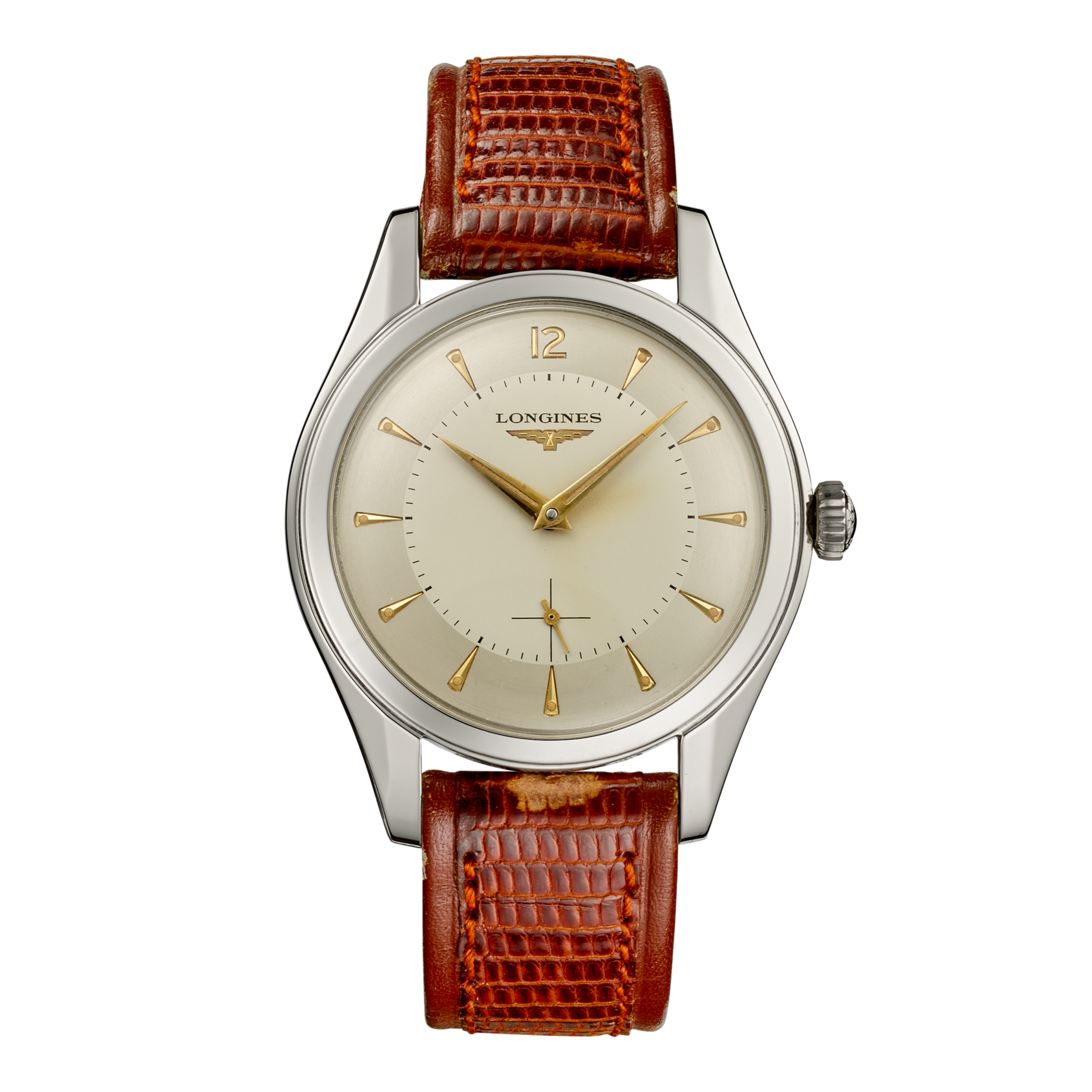 Stainless steel watch with caliber 12.68Z (1958)