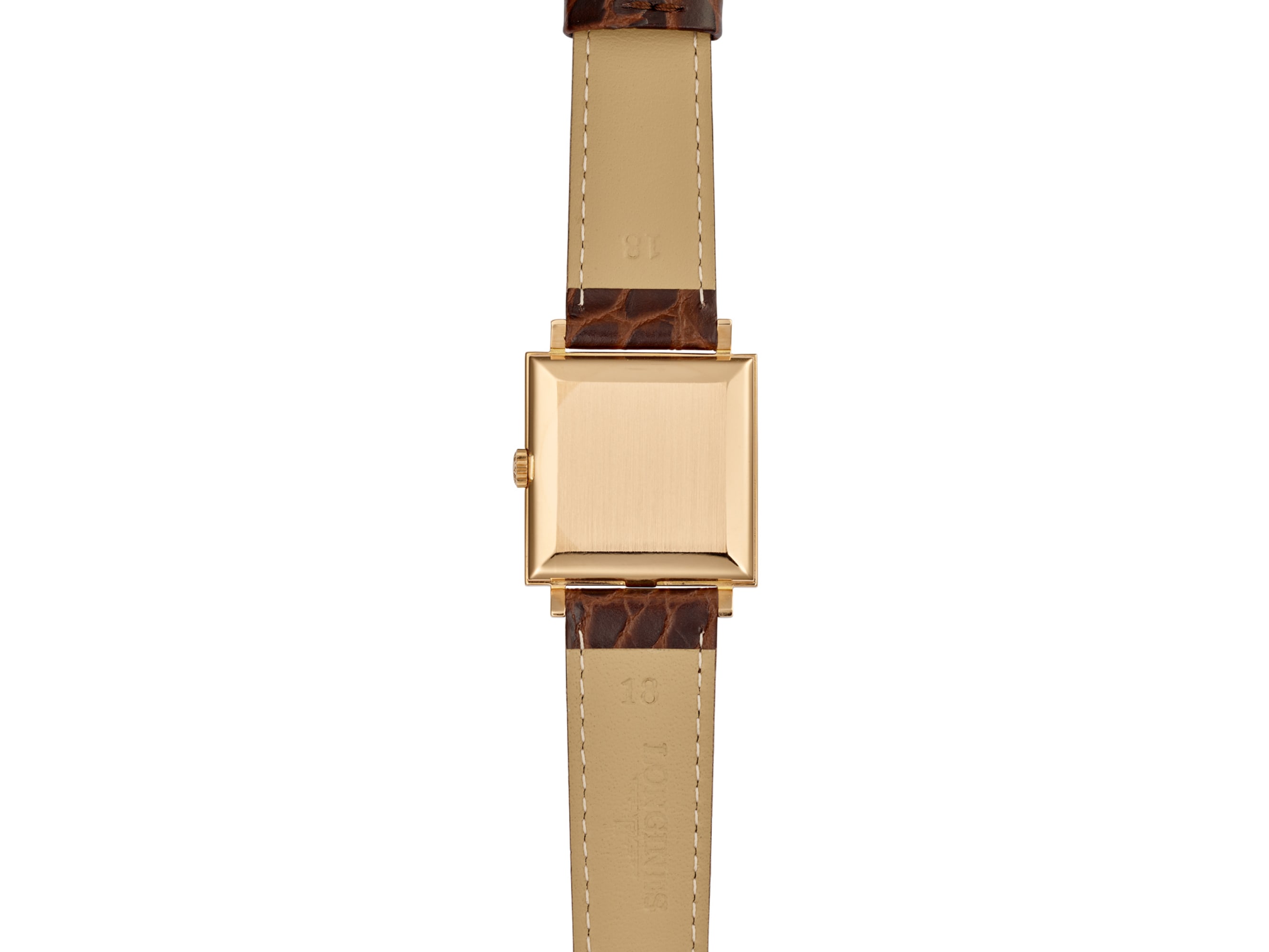 SQUARE-SHAPED WATCH IN 18CT ROSE GOLD (1964) | LONGINES SE