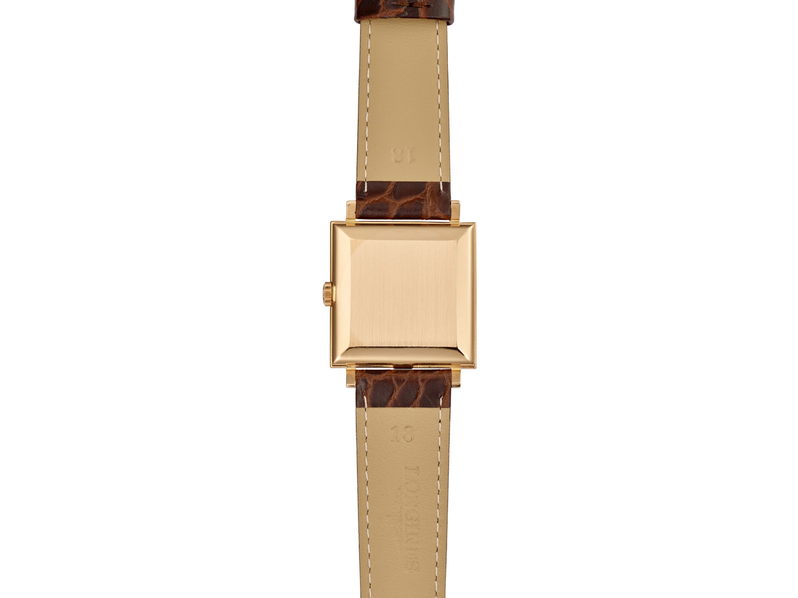 SQUARE-SHAPED WATCH IN 18CT ROSE GOLD (1964) | LONGINES US