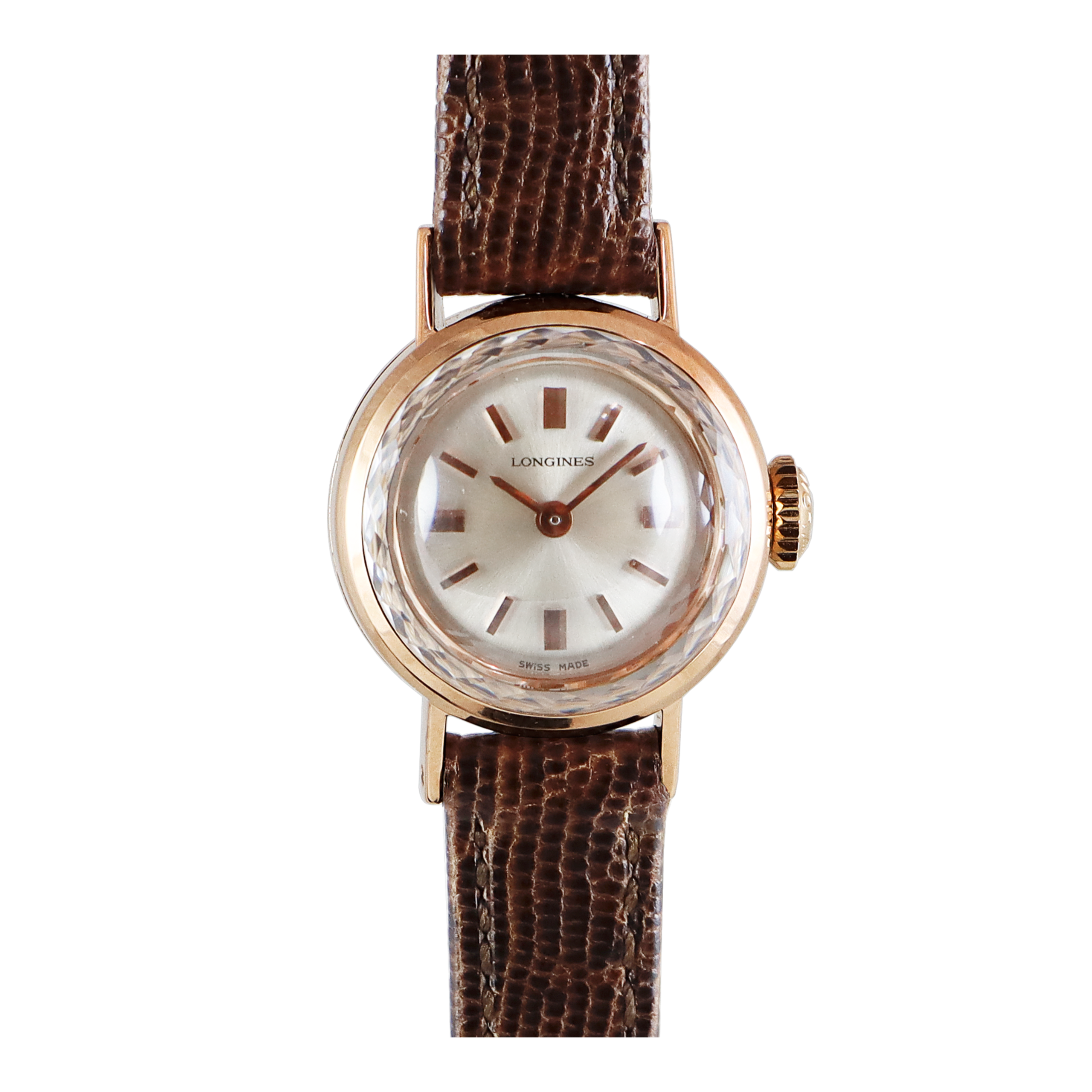 Longines Ladies wristwatch in 18ct rose gold (1967)