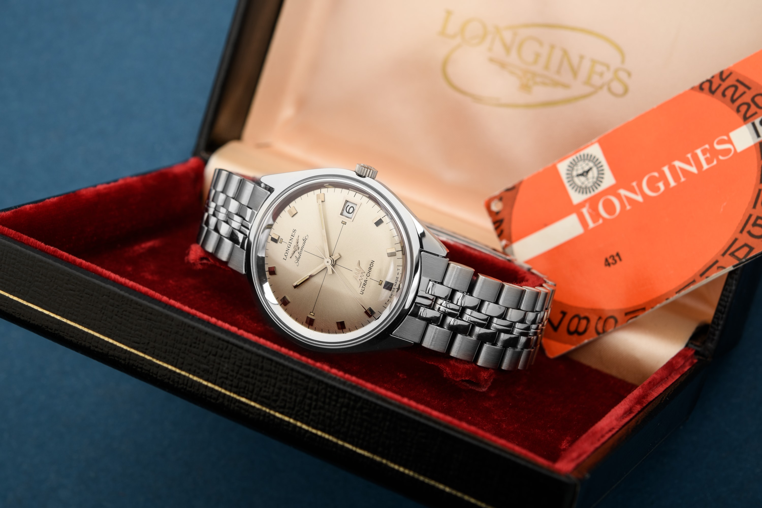 LONGINES ULTRA-CHRON WITH HIGH-FREQUENCY MOVEMENT SUNRAY