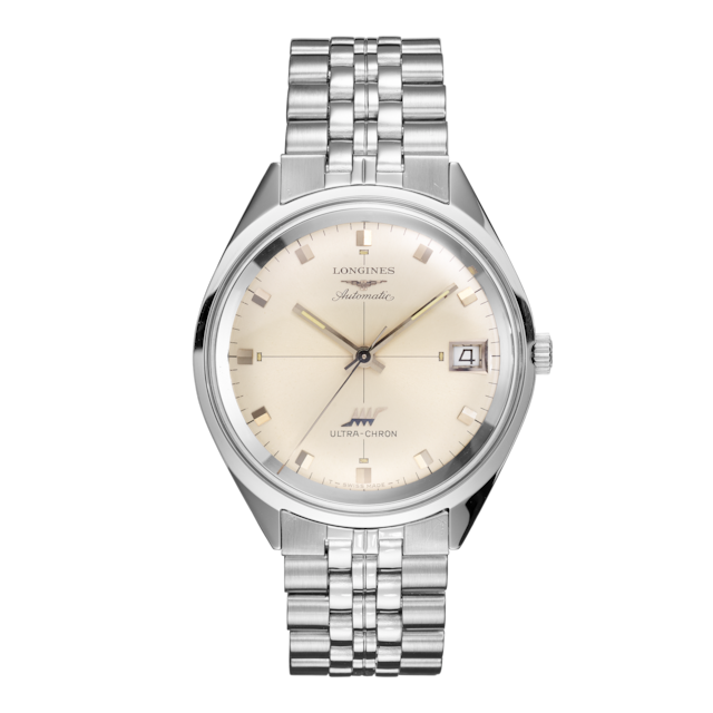 LONGINES ULTRA-CHRON WITH HIGH-FREQUENCY MOVEMENT SUNRAY SILVER (1969)