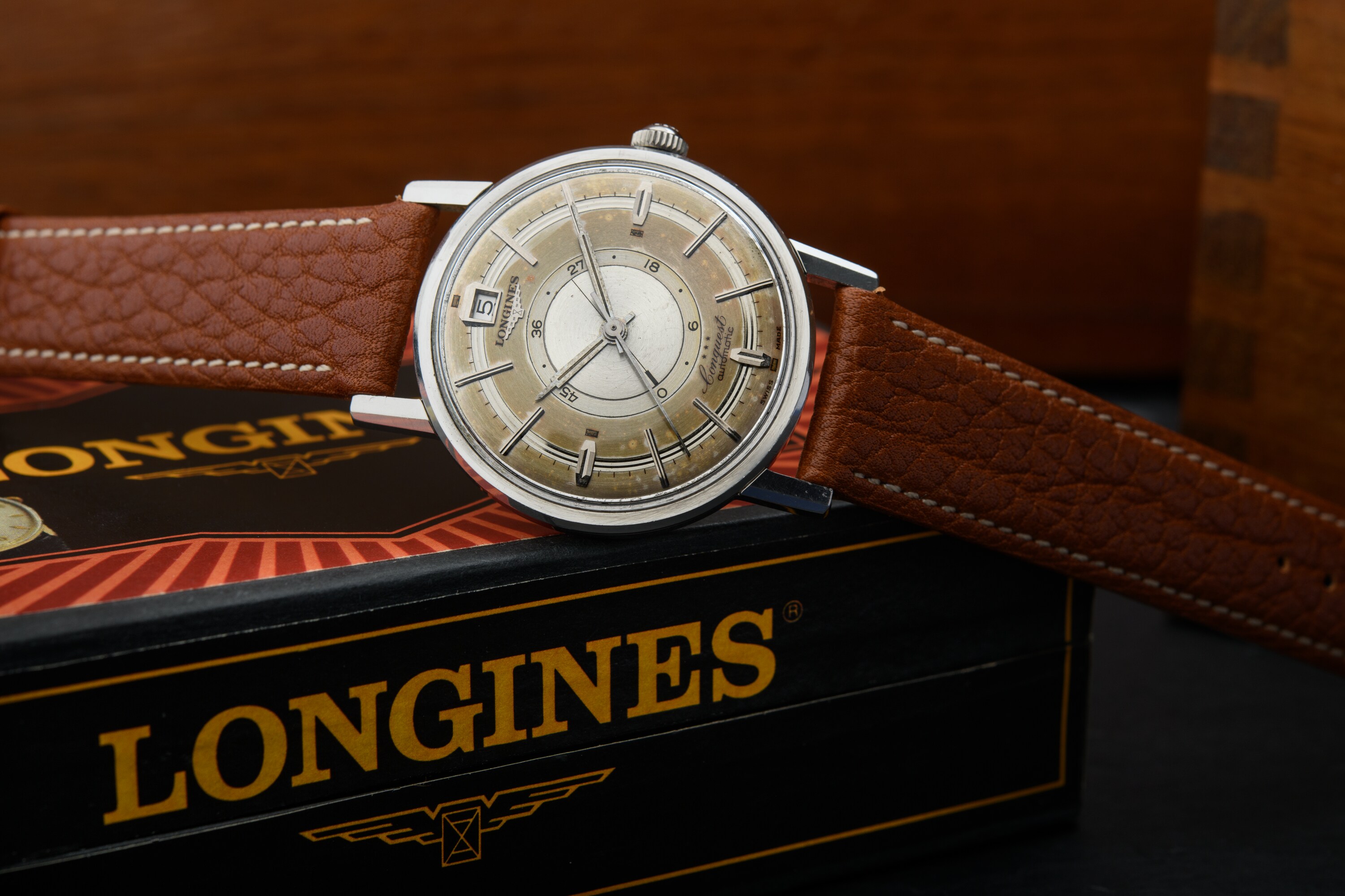 ロンジン ヴィンテージ コンクエスト 自動巻 9035 ロンジン ヴィンテージ コンクエスト 自動巻 9035