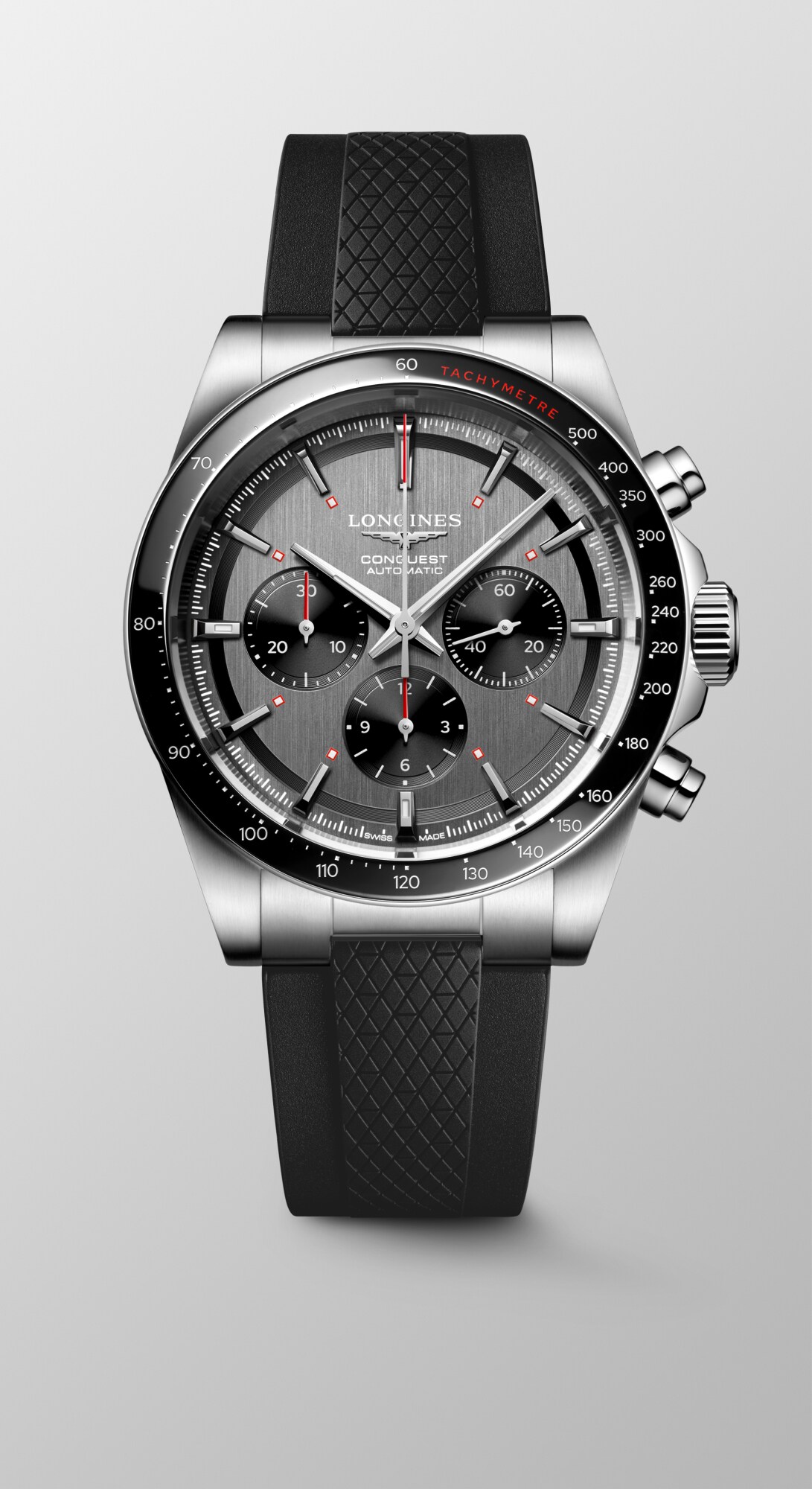 CONQUEST CHRONO SKI EDITION 自動巻、ステンレススティールと