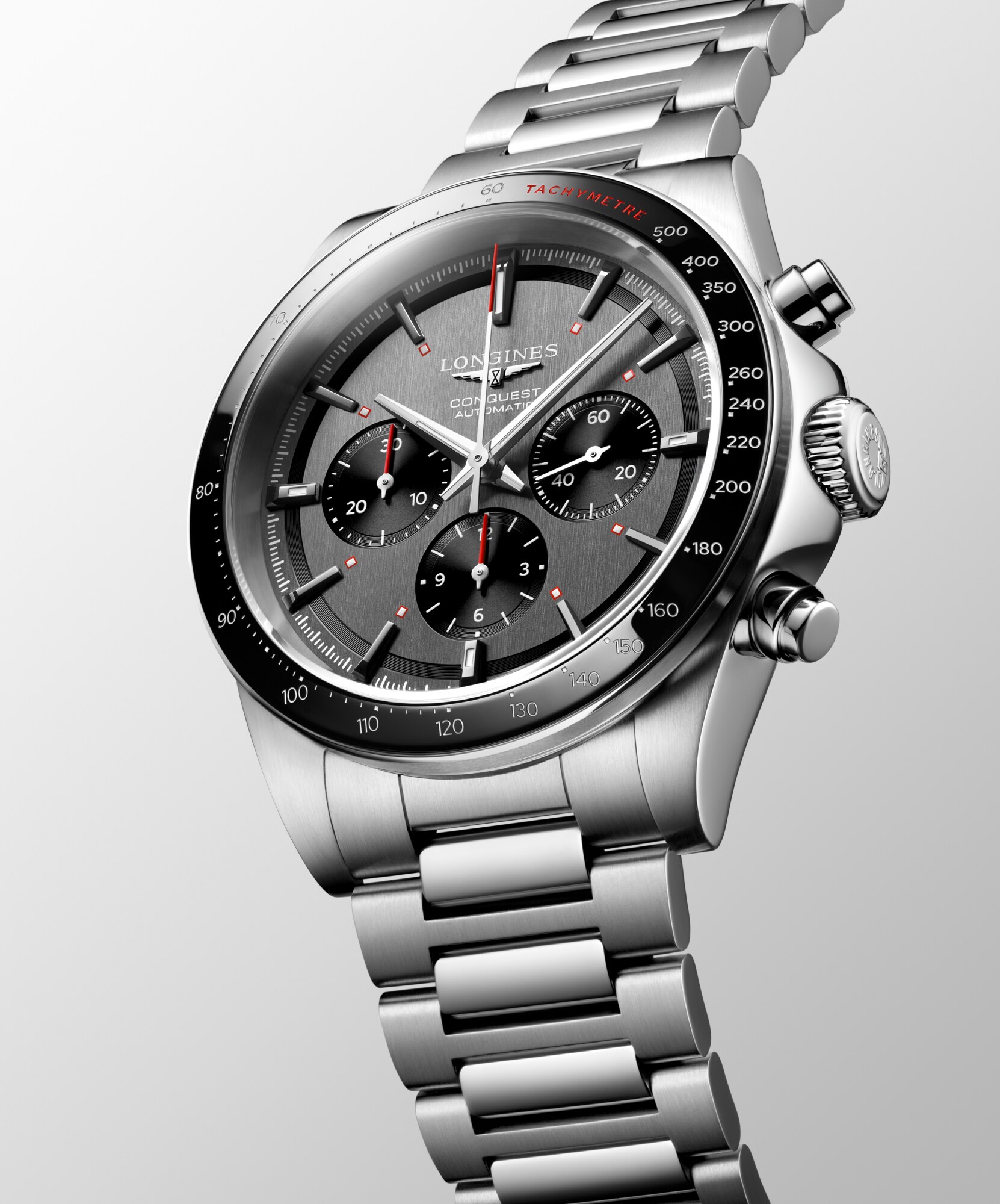 CONQUEST CHRONO SKI EDITION Automatic, Stainless Steel And Ceramic