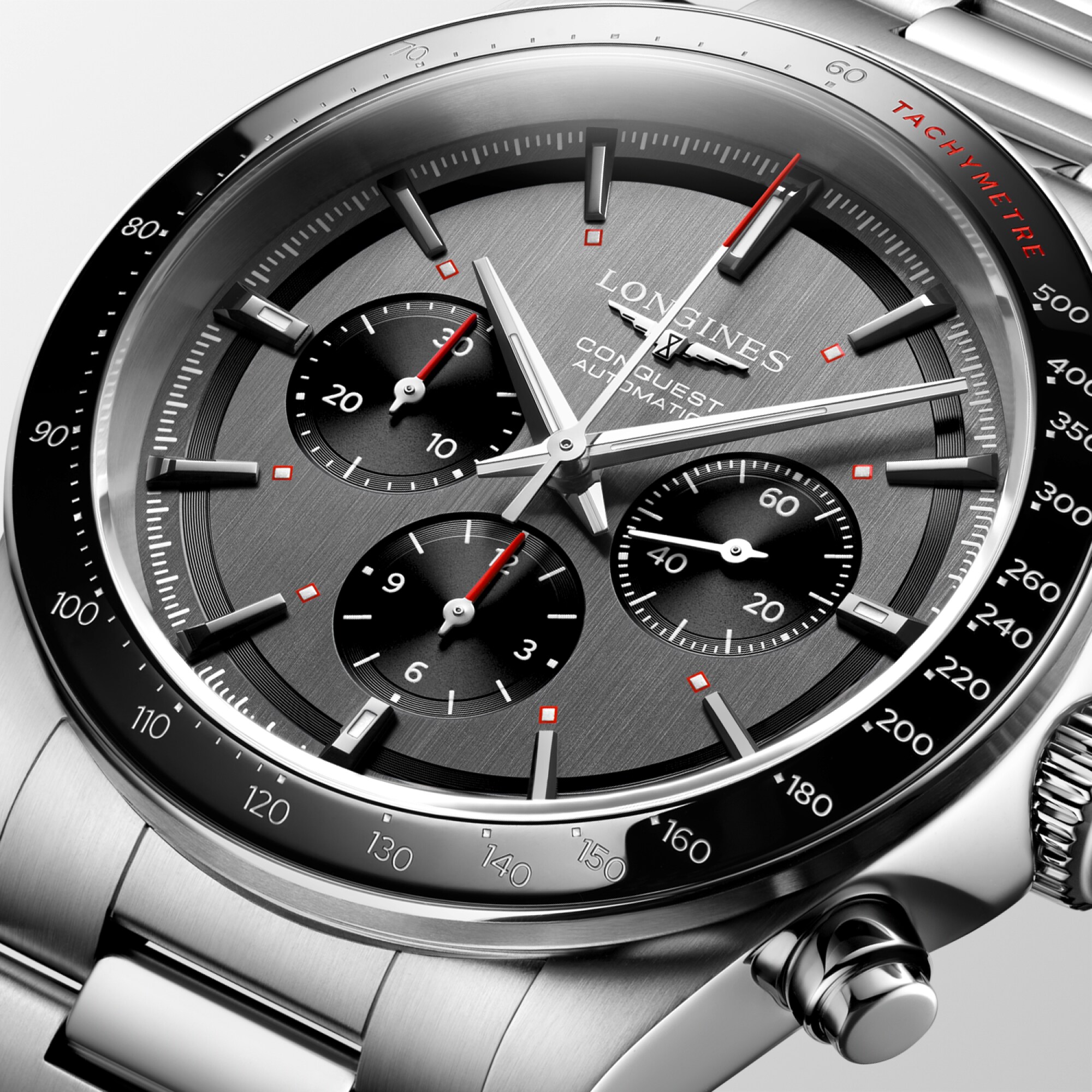 CONQUEST CHRONO SKI EDITION Automatic, Stainless Steel And Ceramic