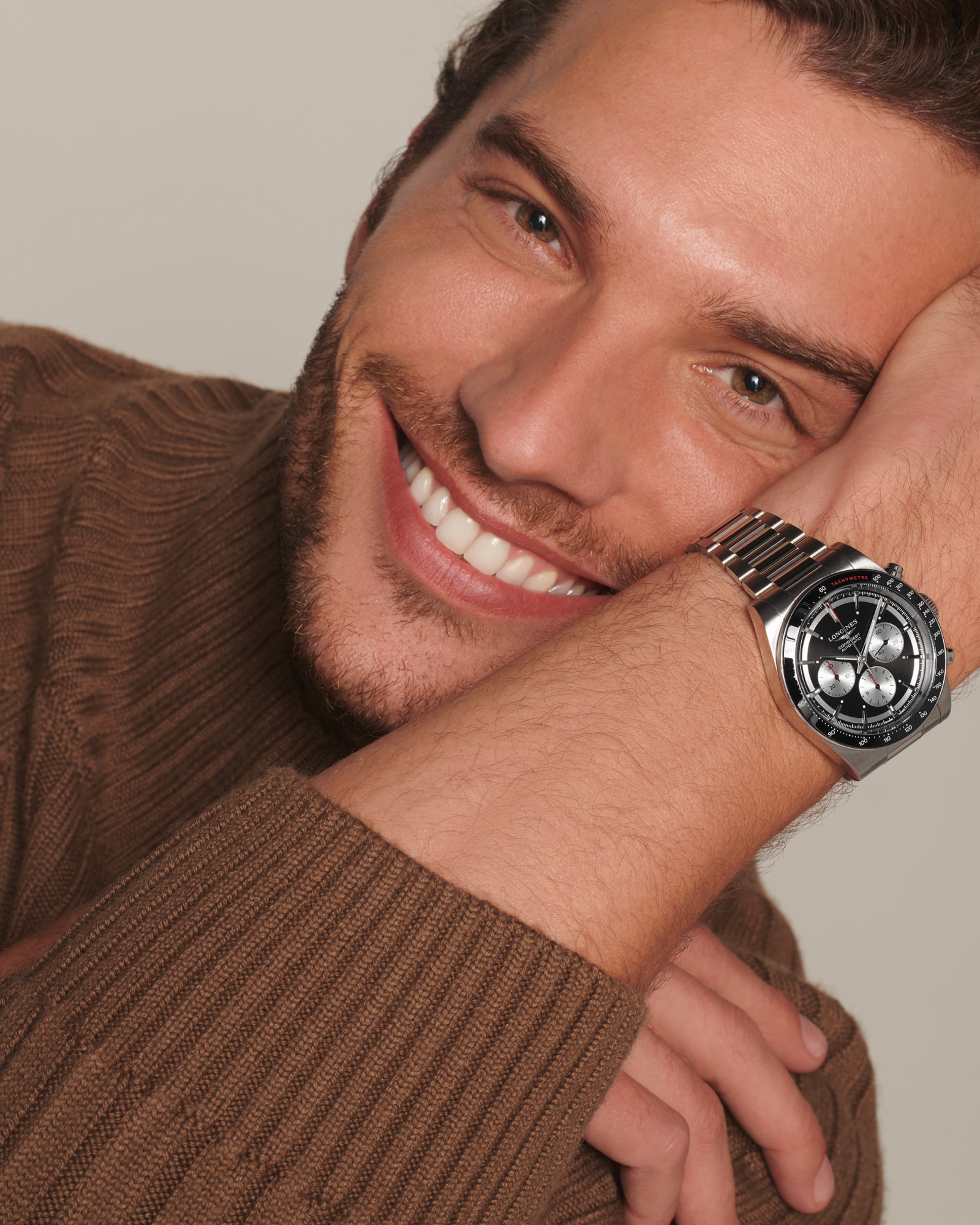 CONQUEST CHRONOGRAPH Automatic, Stainless Steel And Ceramic Bezel