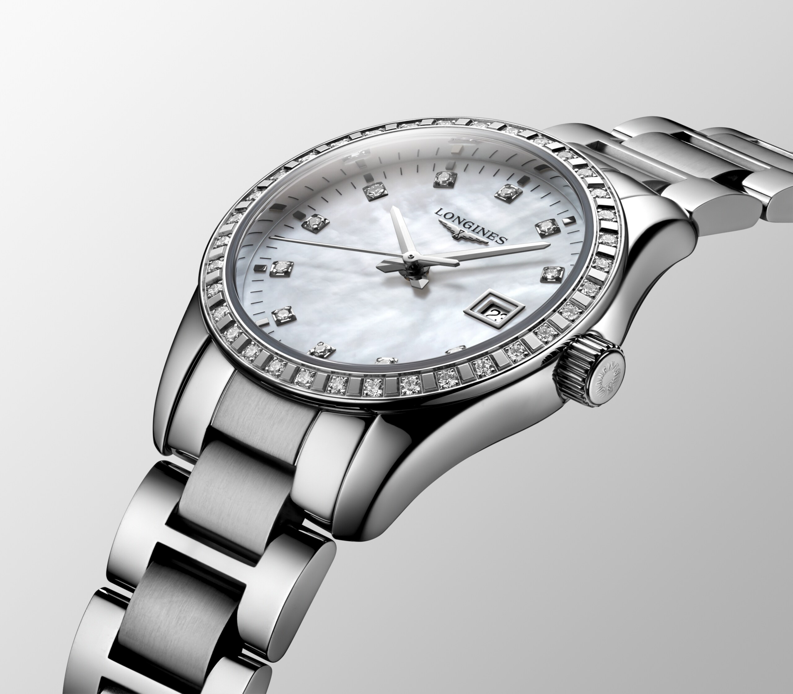 Longines CONQUEST CLASSIC kwarcowy stal szlachetna Watch - L2.286.0.87.6