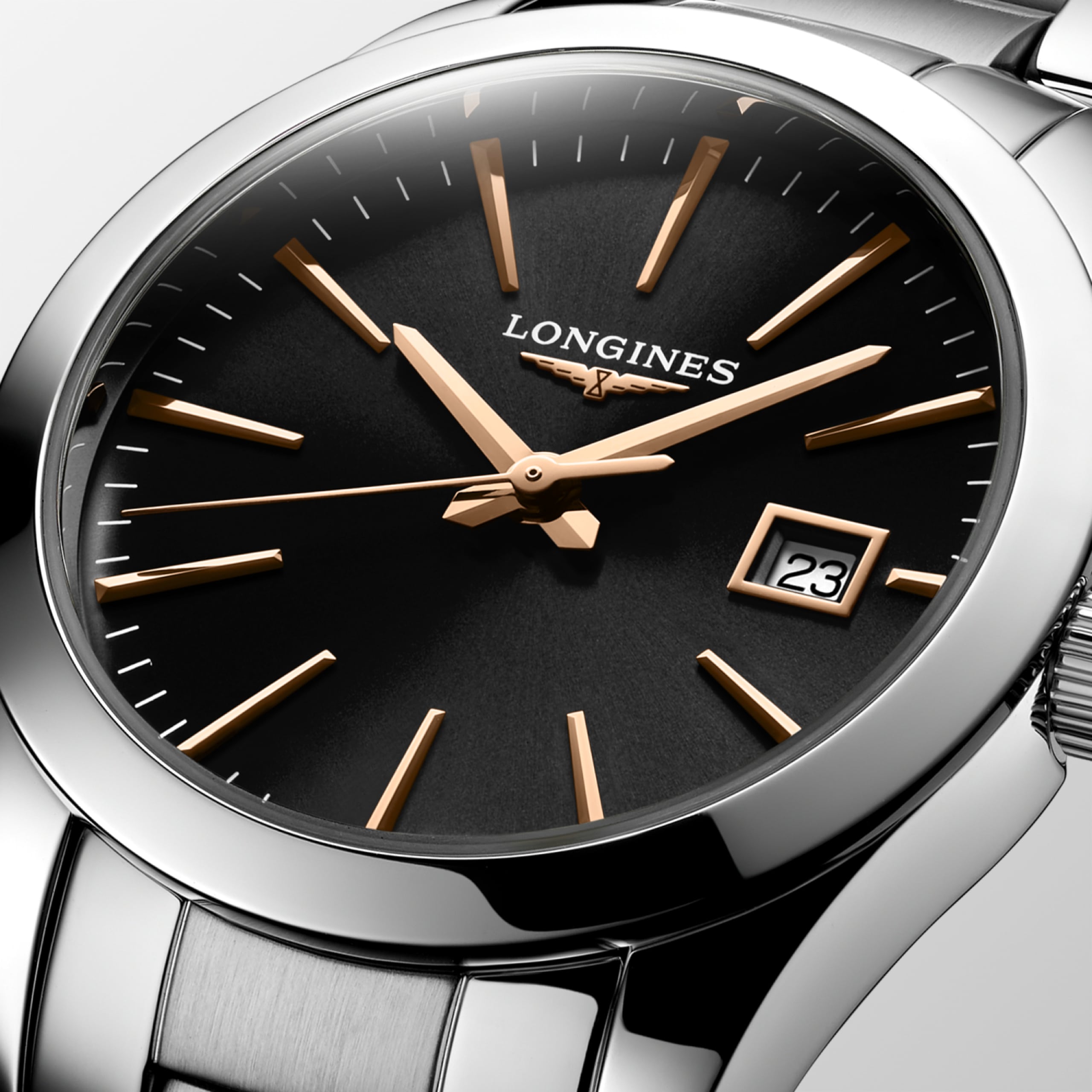 Longines CONQUEST CLASSIC quartz roestvrij staal Watch - L2.286.4.52.6