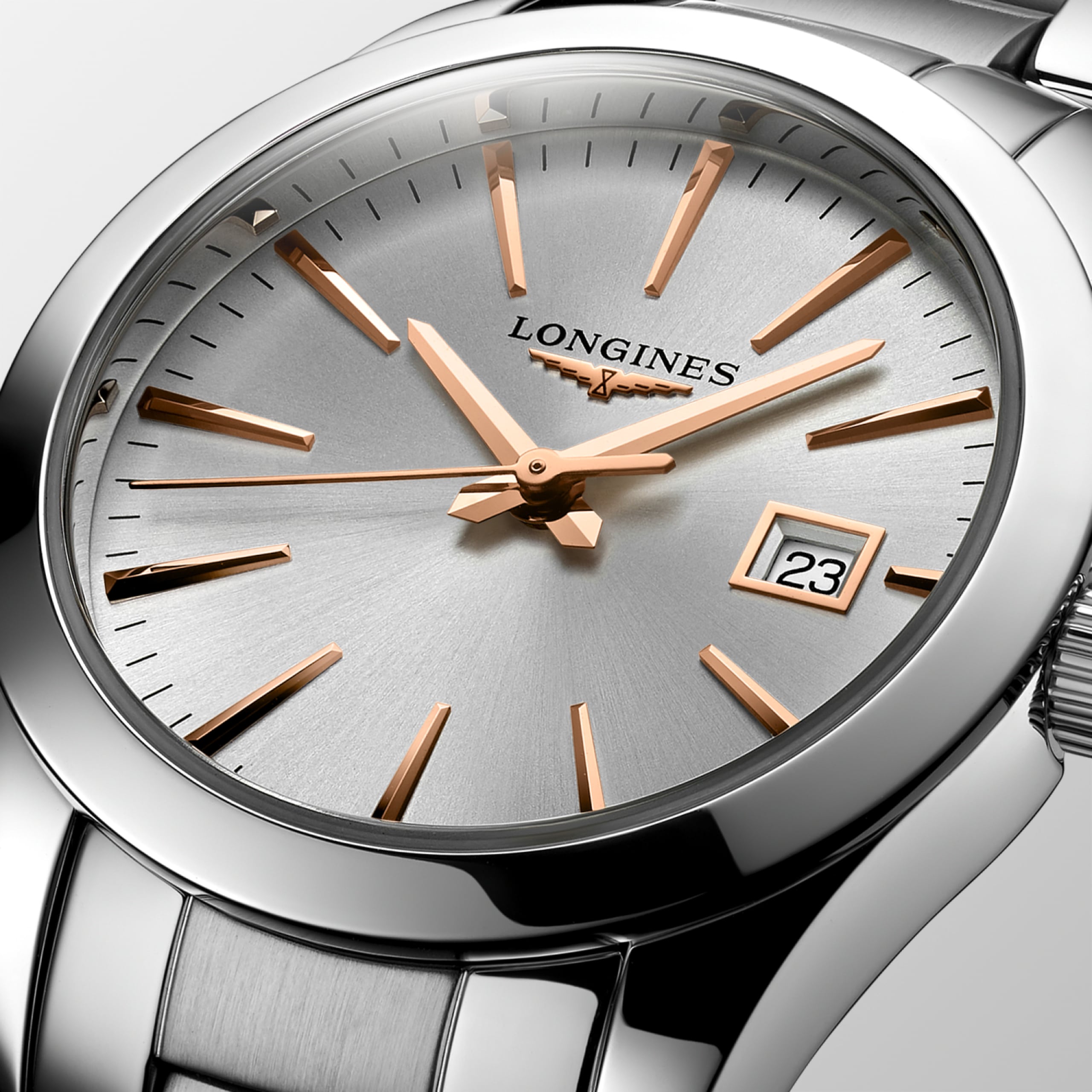 Longines 征服者經典系列 石英 不鏽鋼 Watch - L2.286.4.72.6