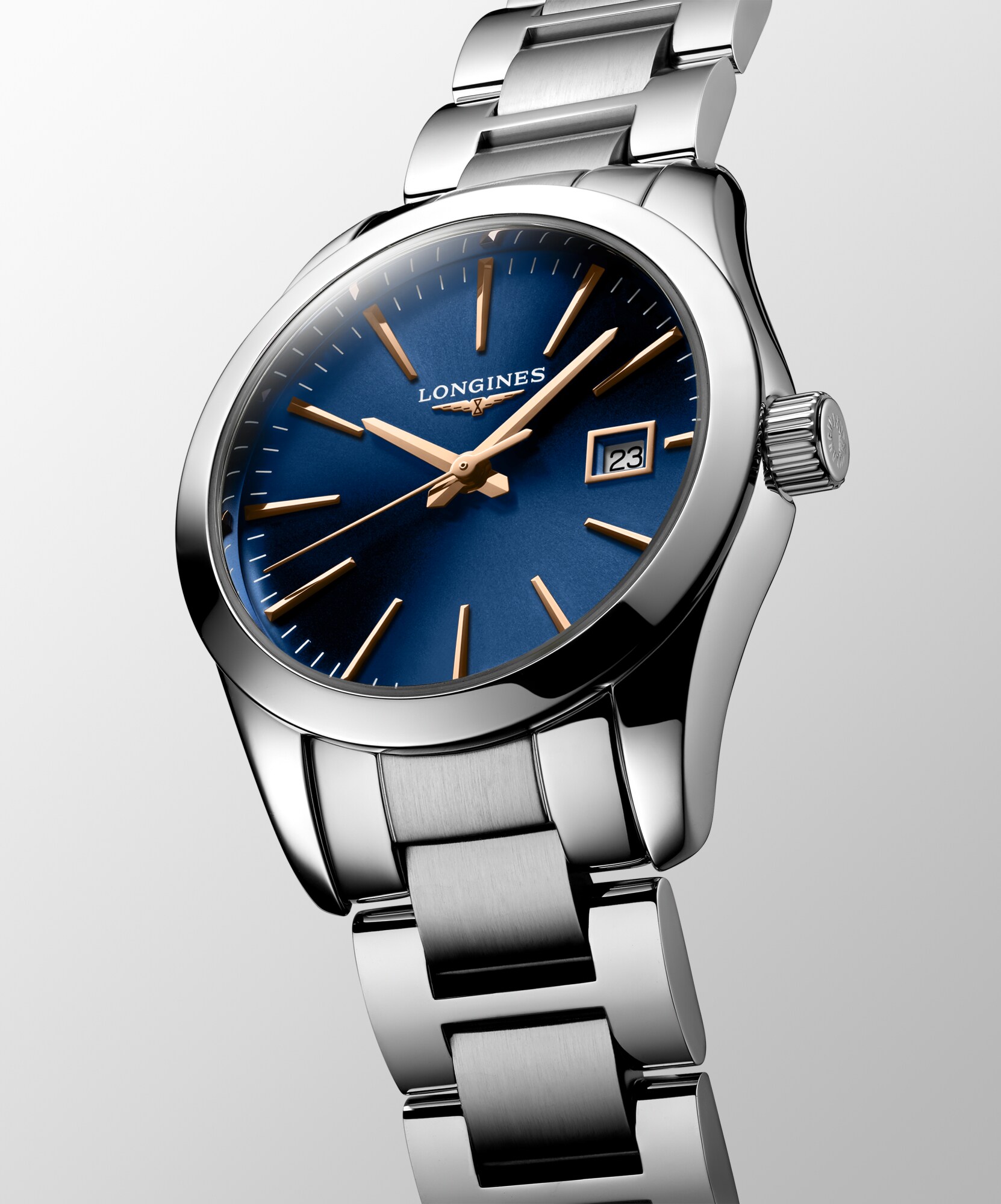 CONQUEST CLASSIC Quartz, Stainless Steel, Blue Dial CONQUEST CLASSIC Quartz, Stainless Steel, Blue Dial