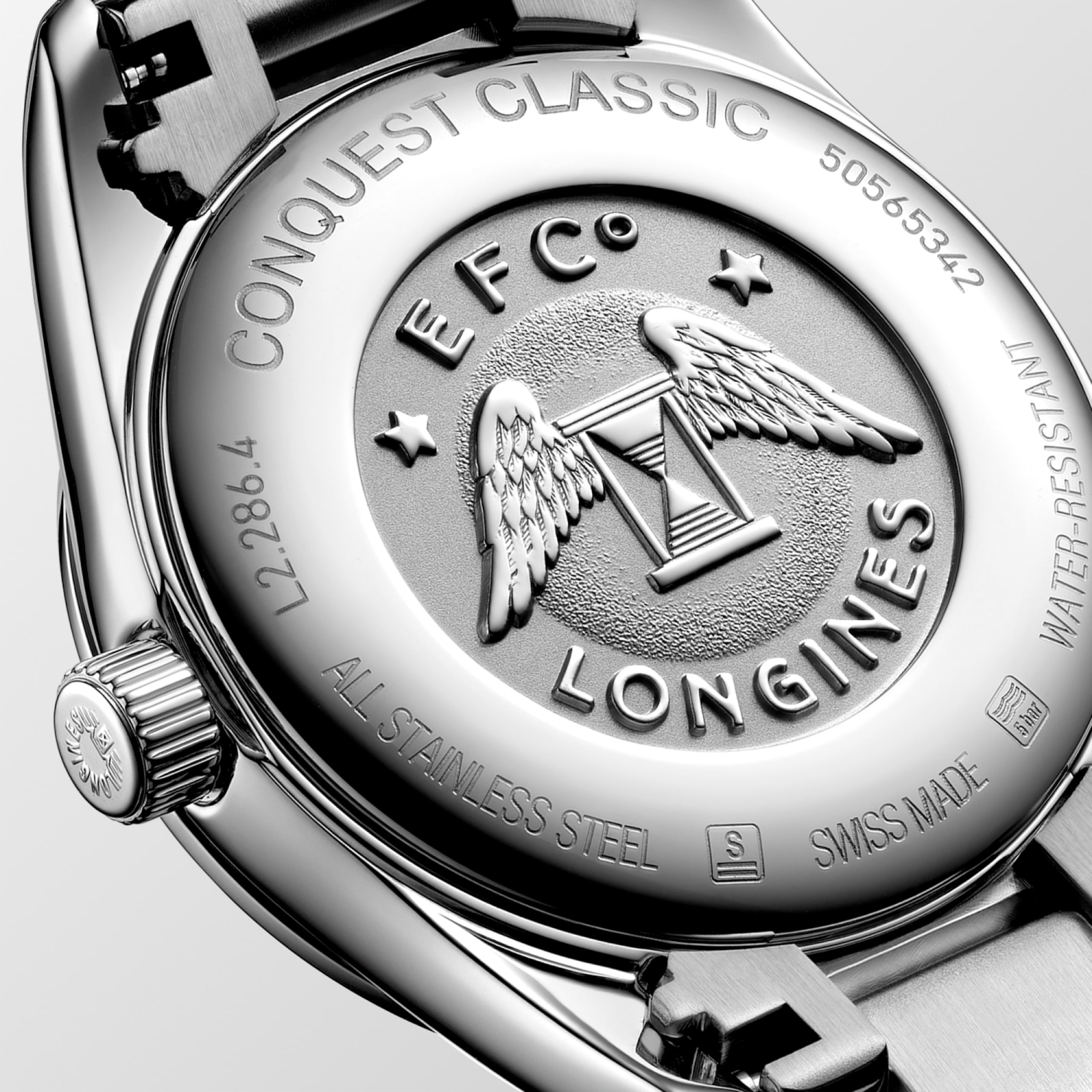 Longines CONQUEST CLASSIC Quarz Edelstahl Watch - L2.286.4.92.6