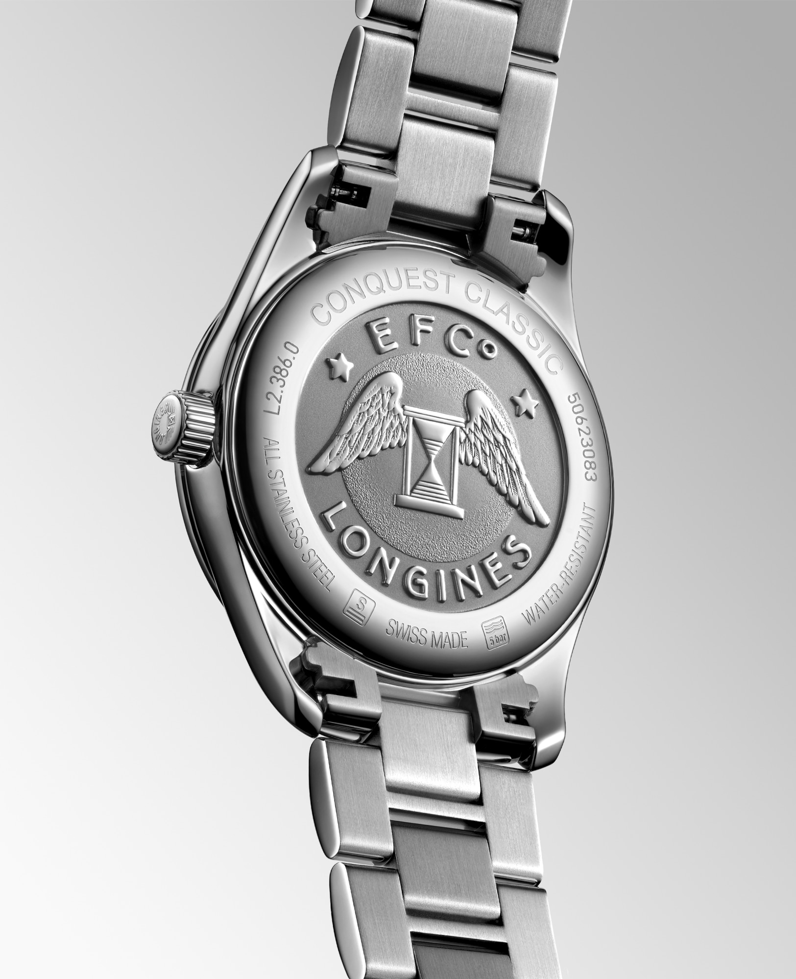 LONGINES クォーツ腕時計 ホワイトダイヤル CONQUEST CLASSIC | Ø 34.00 mm, White Mother-of-pearl | L2.386.0