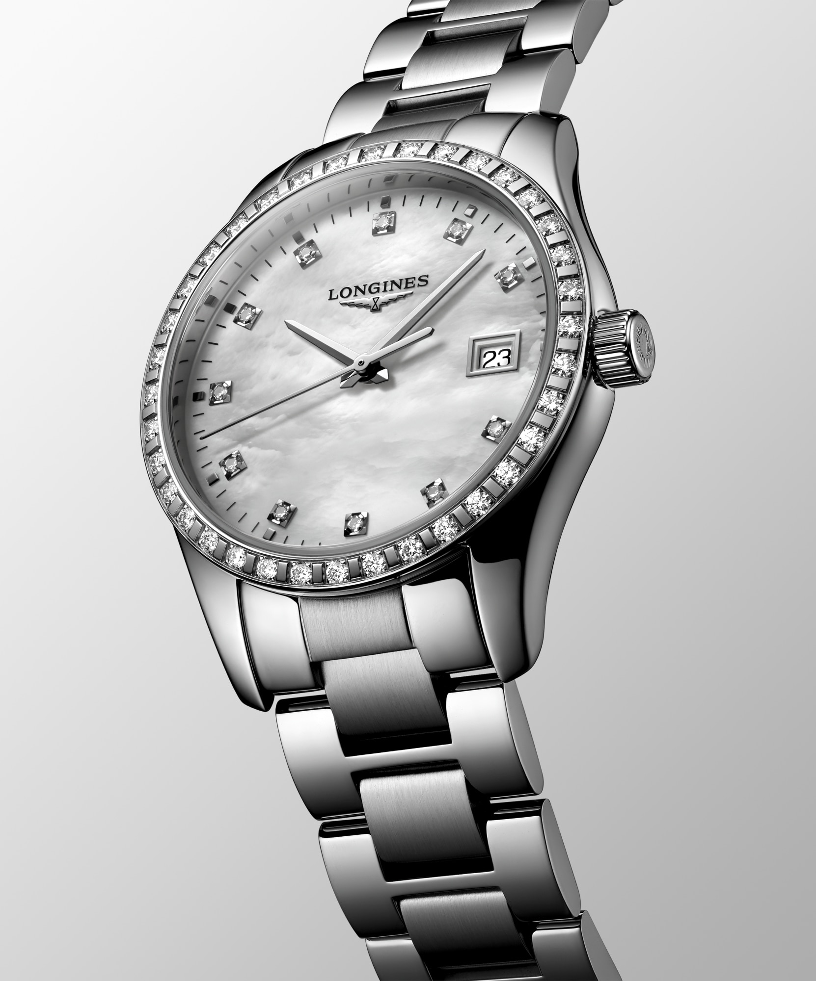 CONQUEST CLASSIC | Ø 34.00 mm, White Mother-of-pearl | L2.386.0