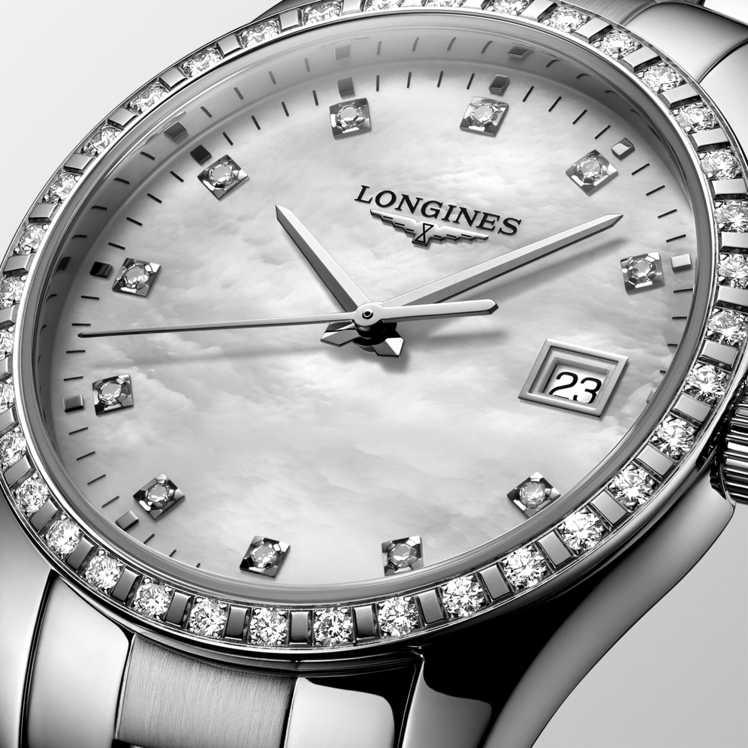 Longines CONQUEST CLASSIC quartz roestvrij staal Watch - L2.386.0.87.6
