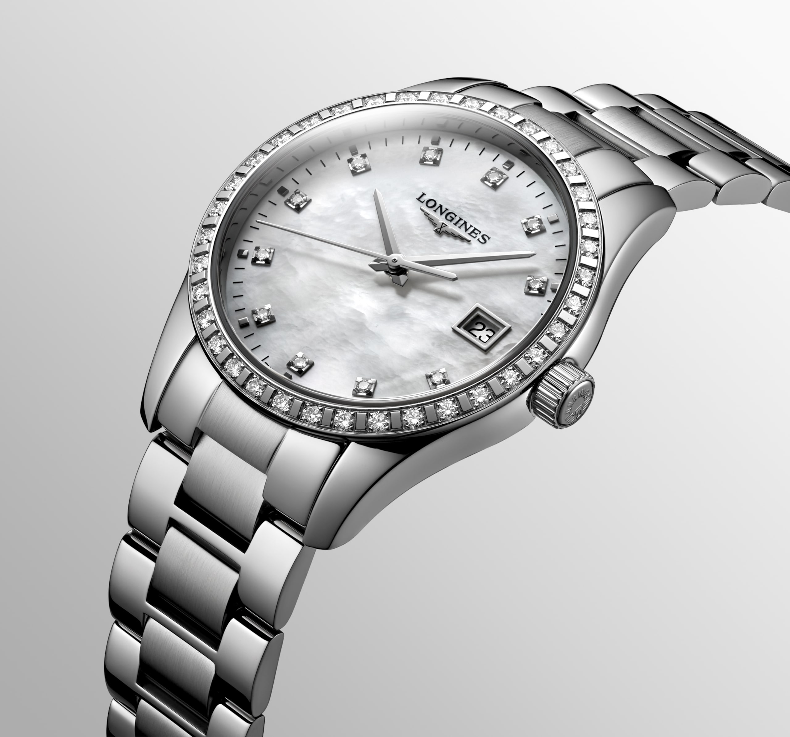 Longines CONQUEST CLASSIC quartz roestvrij staal Watch - L2.386.0.87.6