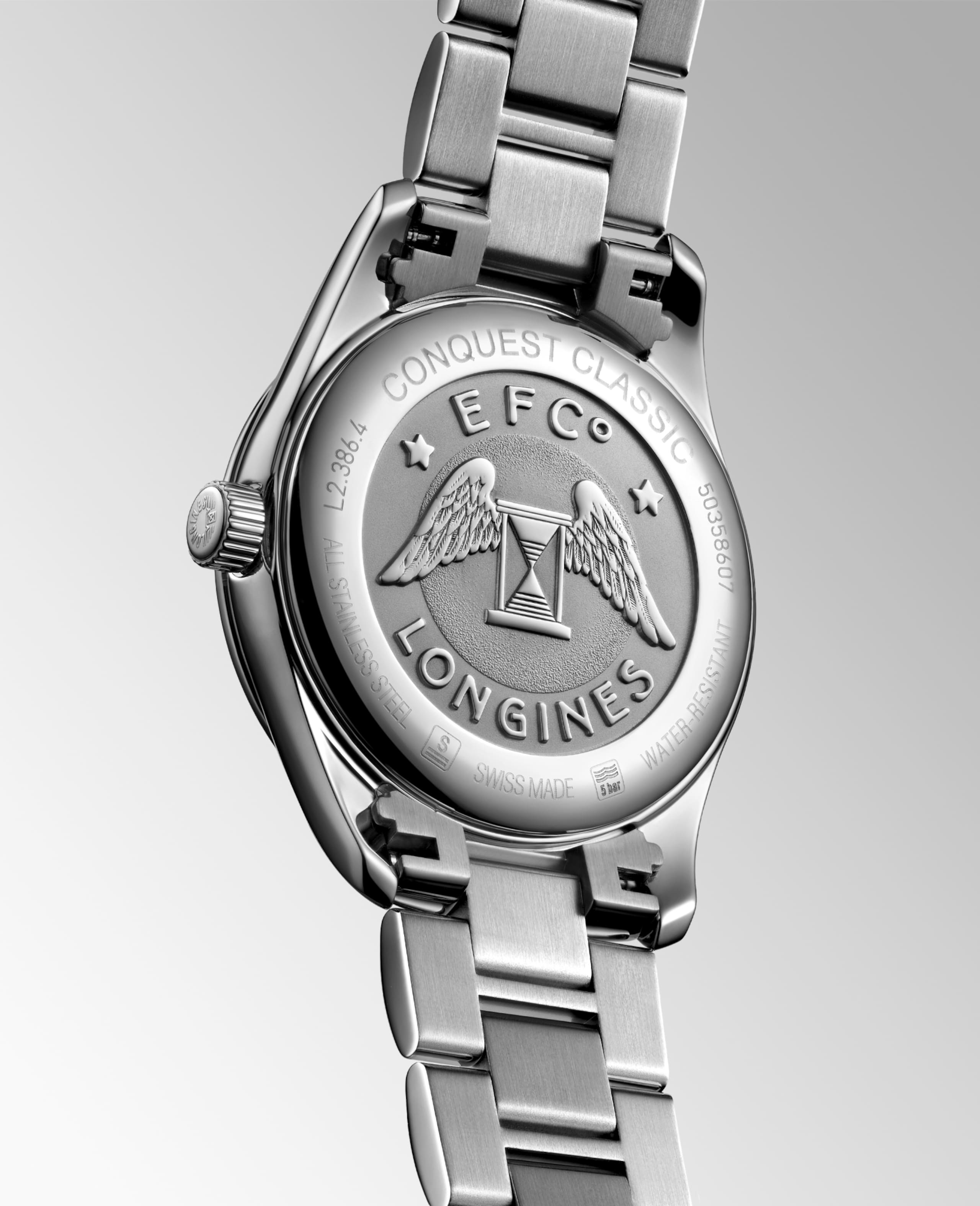 Longines CONQUEST CLASSIC quartzo aço inoxidável Watch - L2.386.4.52.6