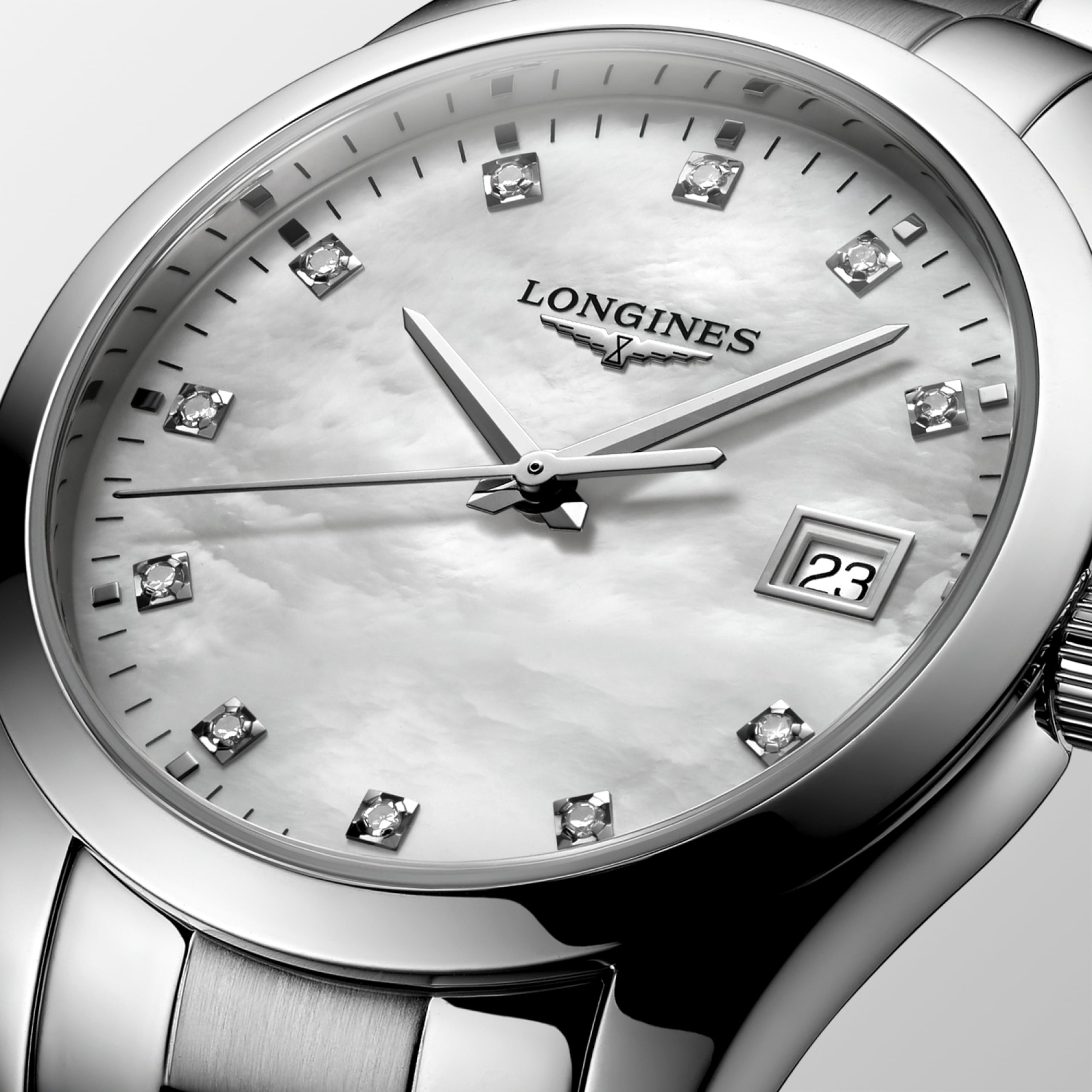 Longines CONQUEST CLASSIC quartz roestvrij staal Watch - L2.386.4.87.6