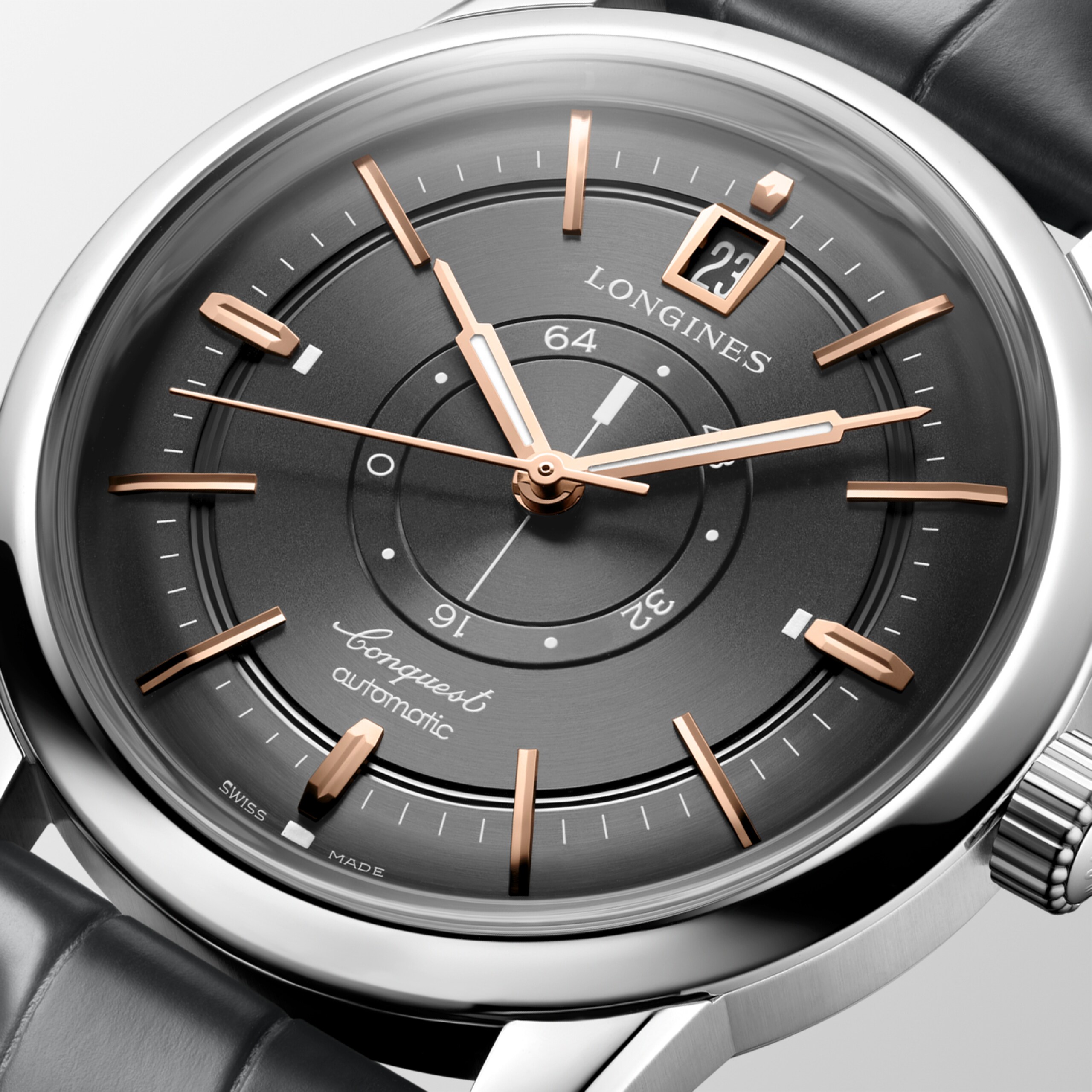 Longines CONQUEST HERITAGE CENTRAL POWER RESERVE Automatic Stainless steel Watch - L1.648.4.62.2