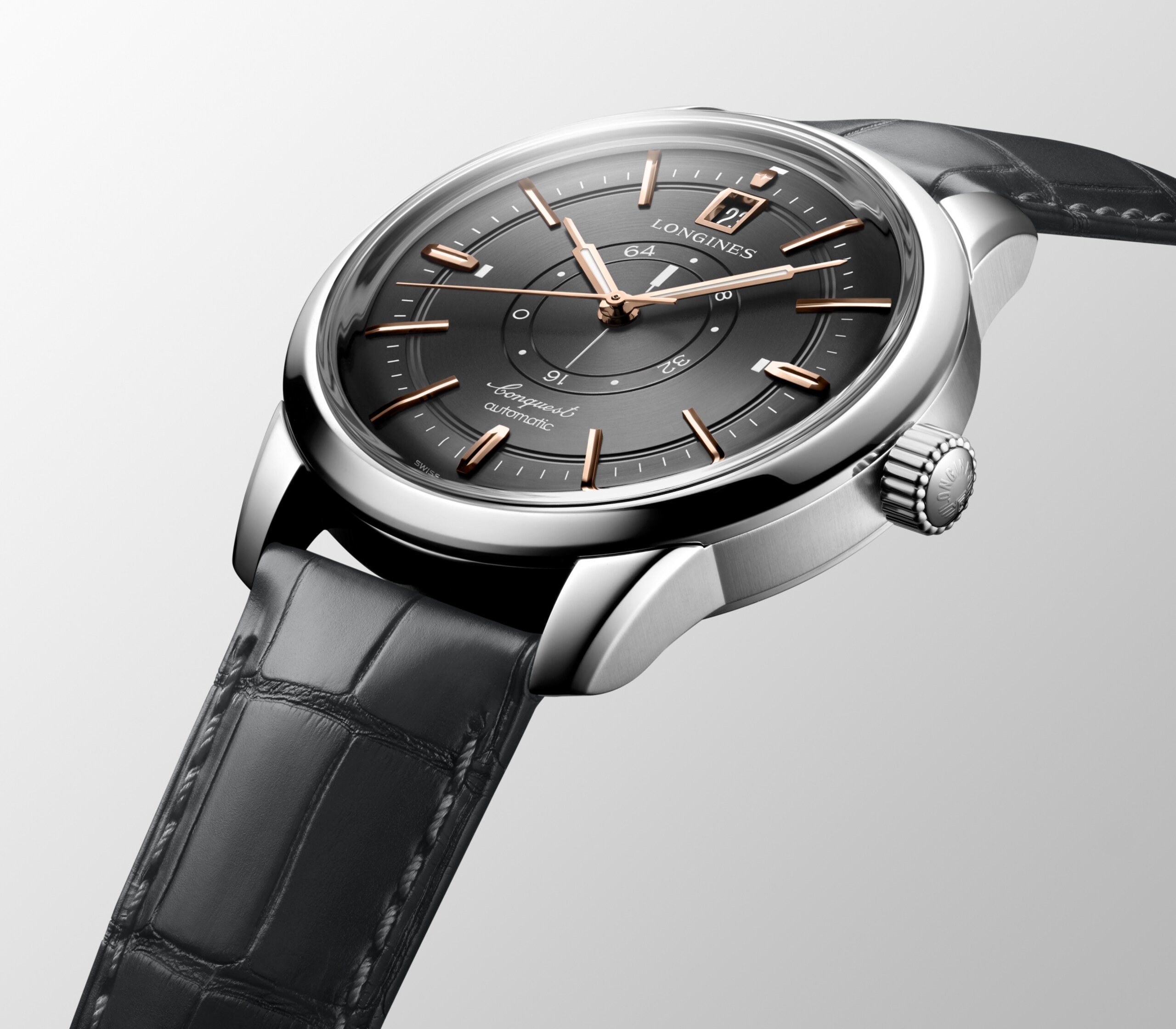 Longines CONQUEST HERITAGE CENTRAL POWER RESERVE Automatic Stainless steel Watch - L1.648.4.62.2