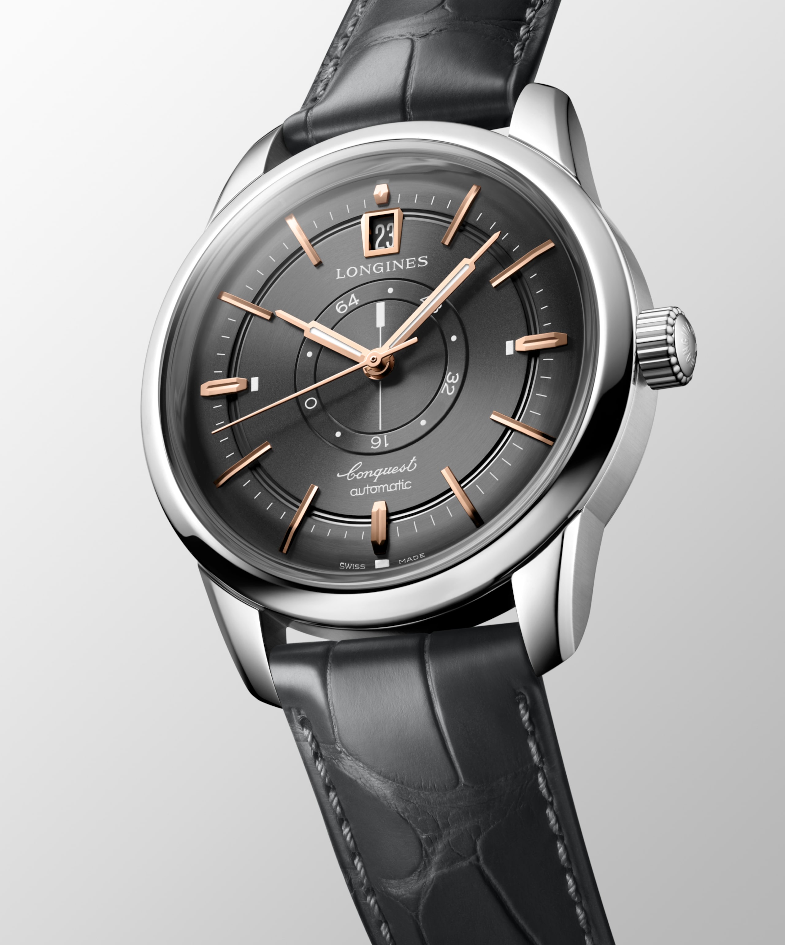 Longines CONQUEST HERITAGE CENTRAL POWER RESERVE automatique acier Watch - L1.648.4.62.2