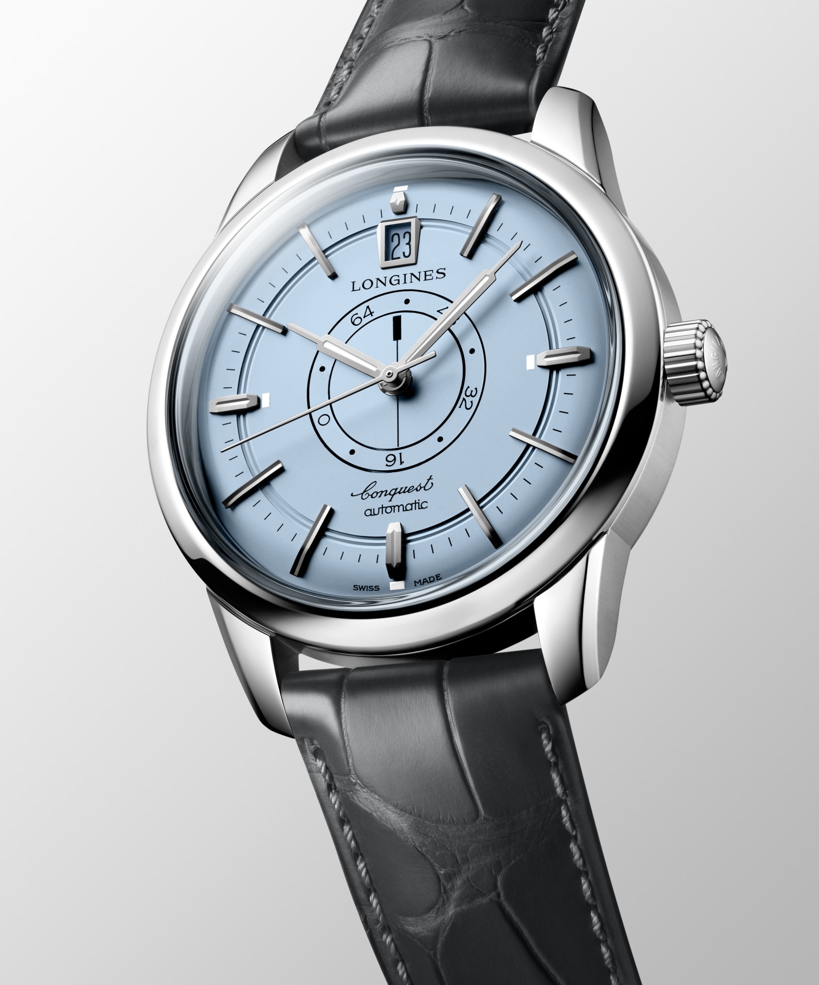 CONQUEST HERITAGE CENTRAL POWER RESERVE | Ø 38.00 mm, Light Blue