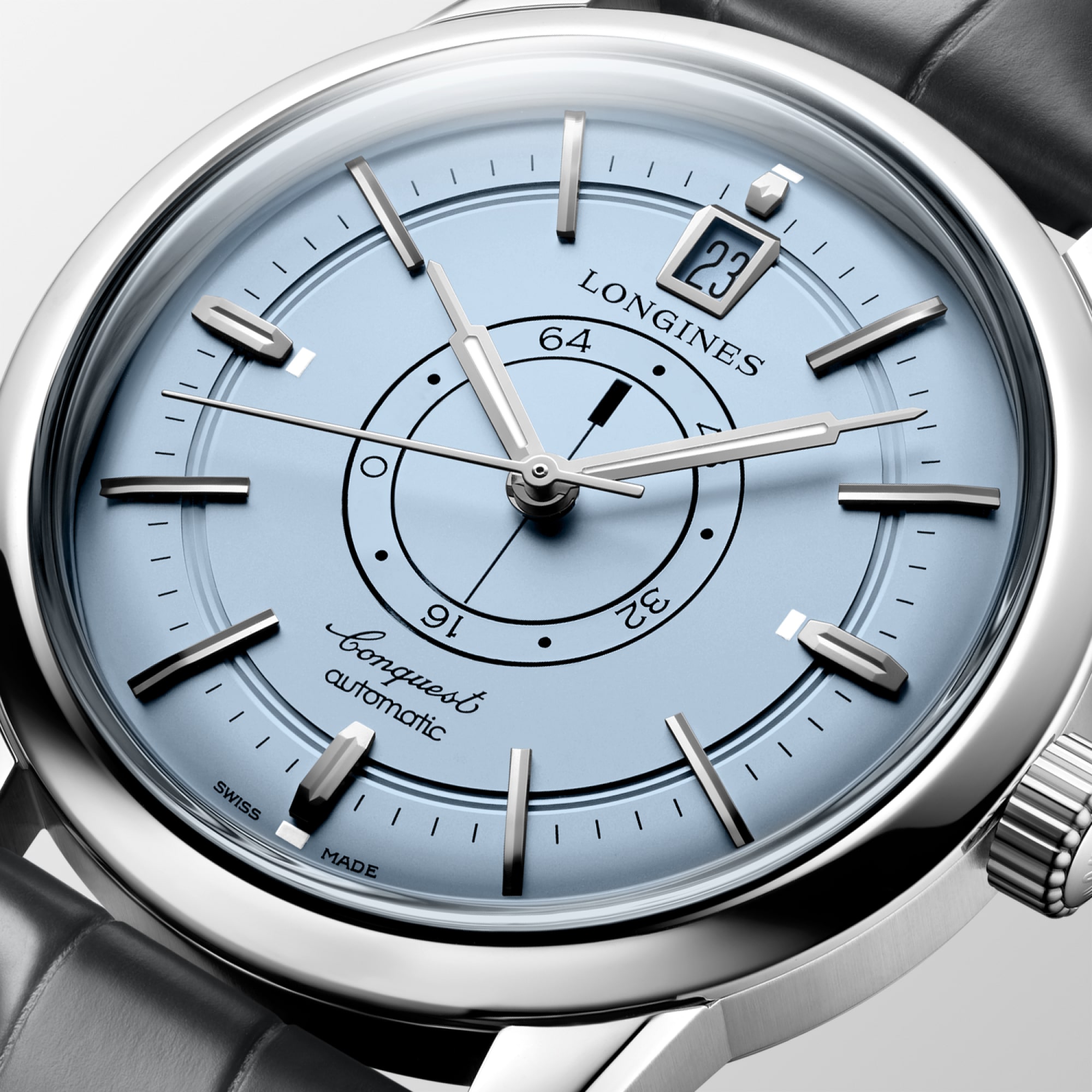 CONQUEST HERITAGE CENTRAL POWER RESERVE | Ø 38.00 mm, Light Blue
