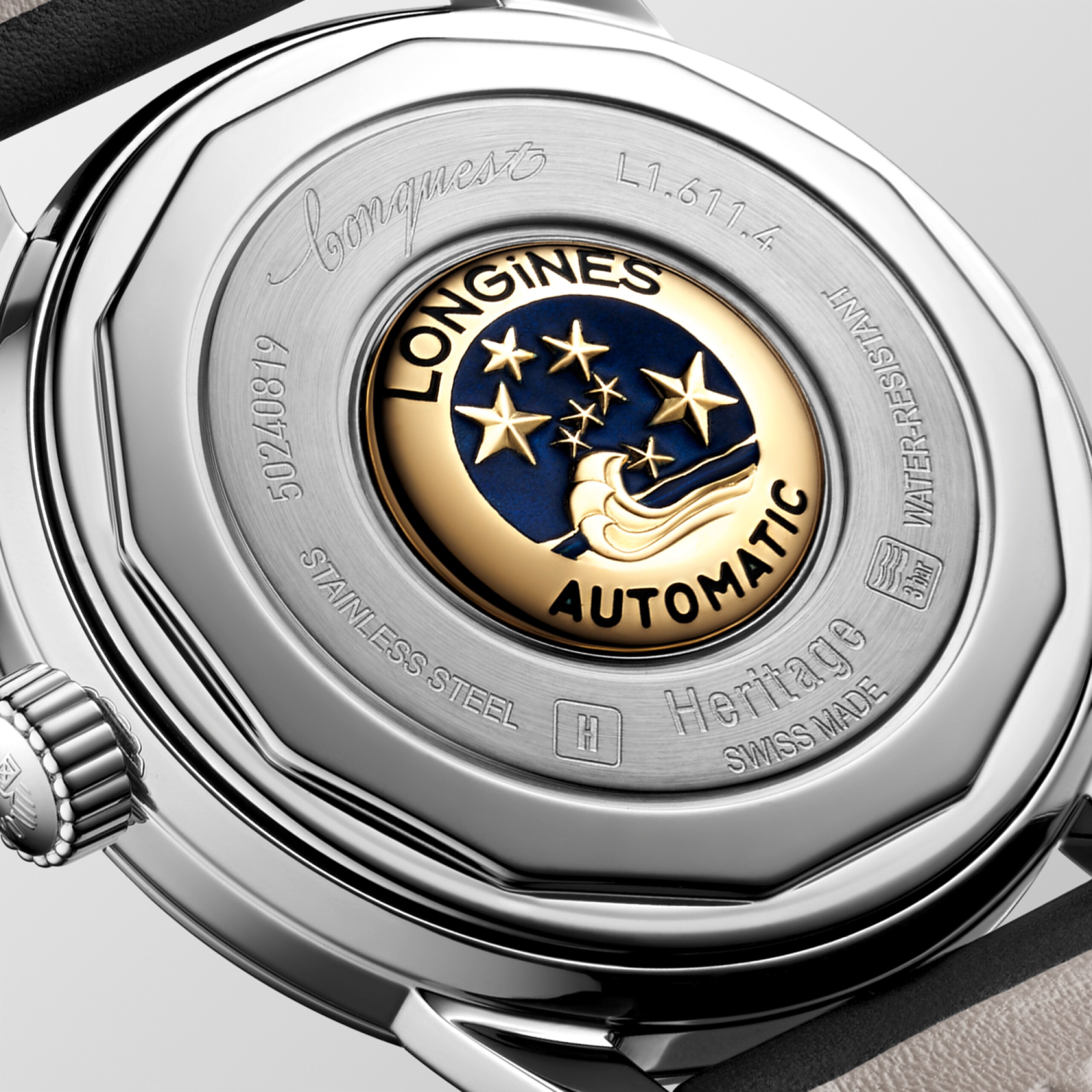 Longines CONQUEST HERITAGE Automatic Stainless steel Watch - L1.611.4.75.2