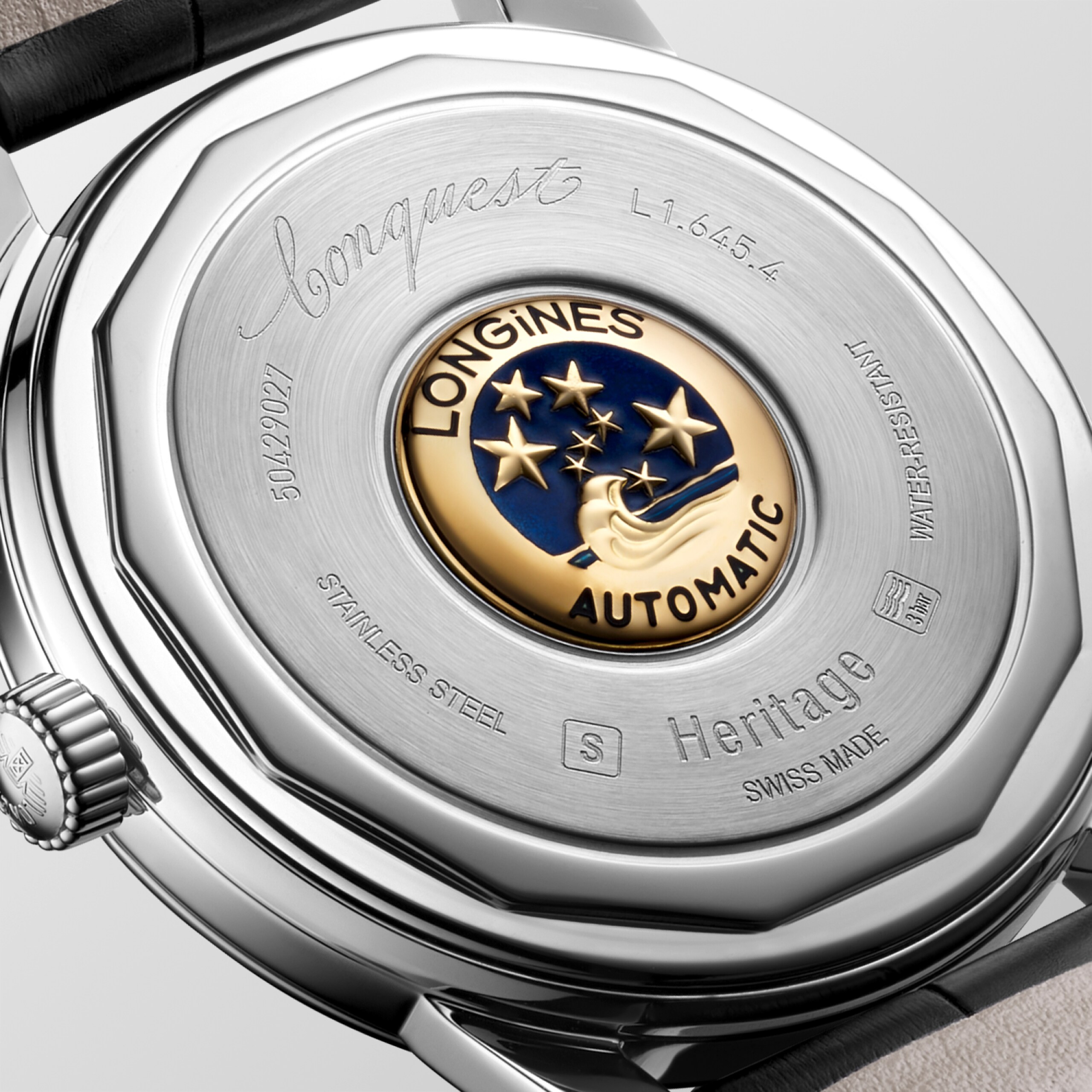 Longines CONQUEST HERITAGE Automatic Stainless steel Watch - L1.645.4.75.4