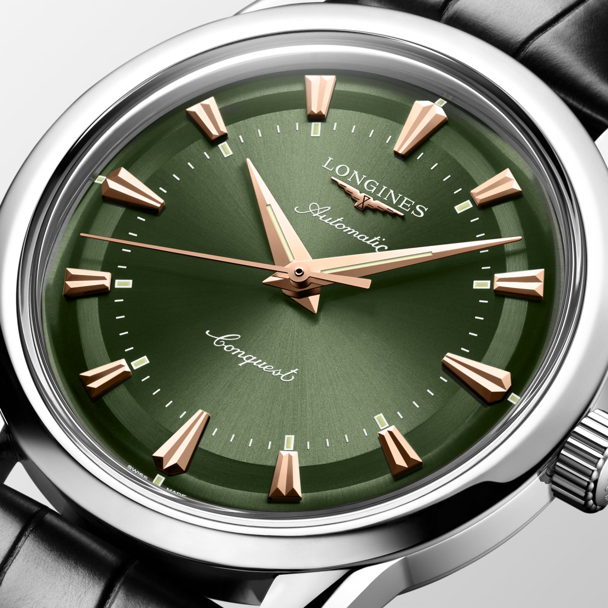 BOTH SIDES［ENLIGHTENMENT］ コンクエスト ヘリテージ 自動巻、ステンレススティール、緑ラッカー