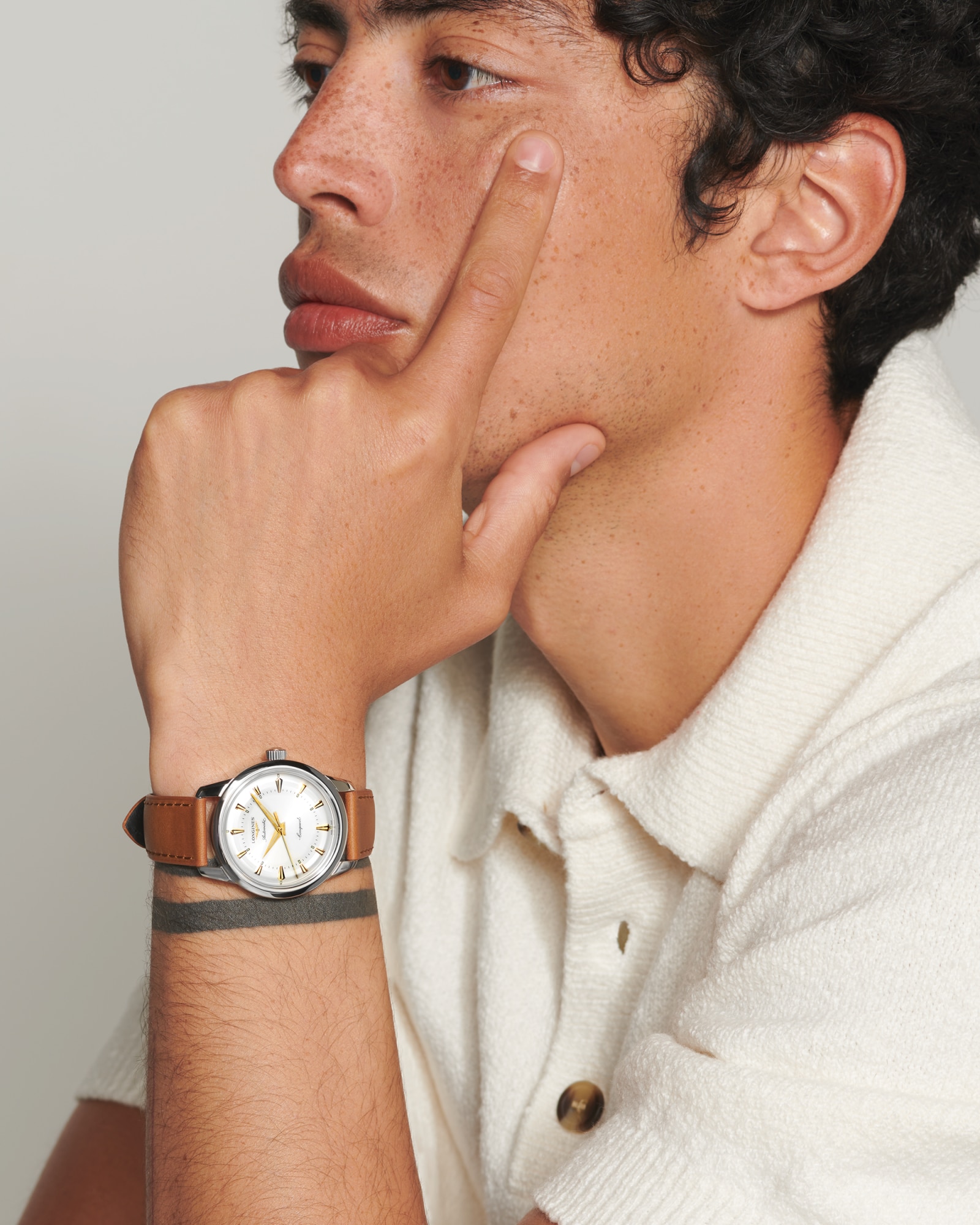 CONQUEST HERITAGE | Ø 38.00 mm, Opaline Ivory | L1.649.4.72.2