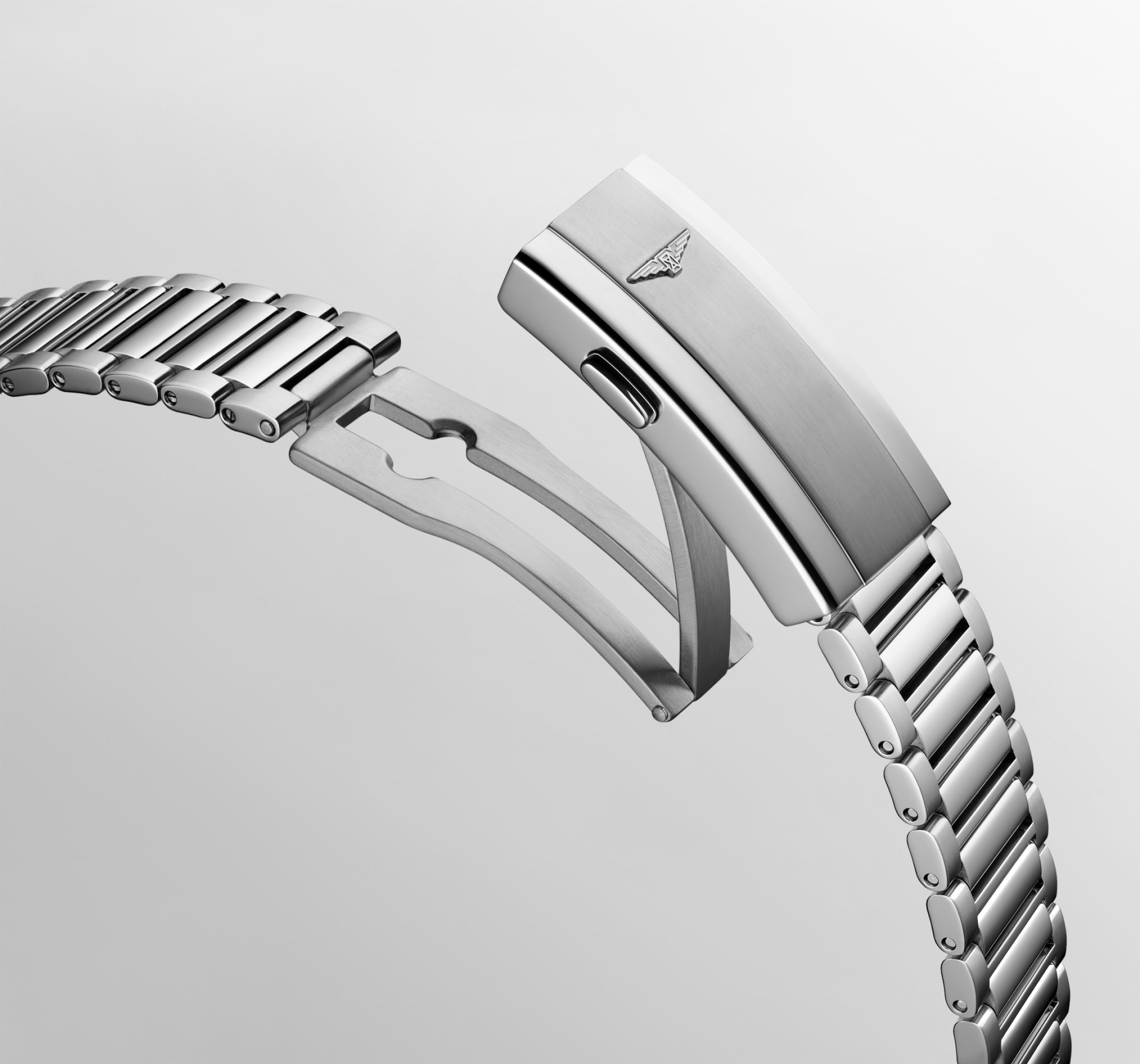 コンクエスト ヘリテージ 自動巻、ステンレススティール、シルバー