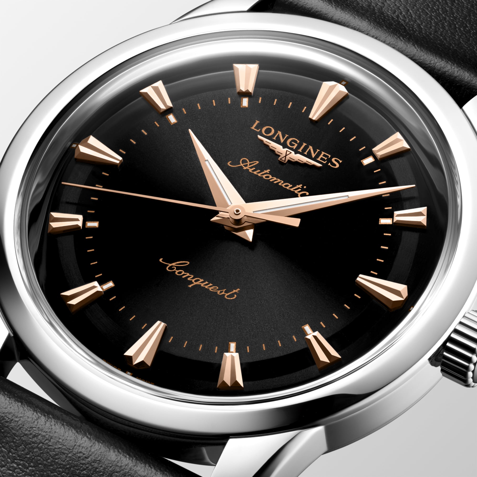 CONQUEST HERITAGE | Ø 40.00 mm, Black Lacquered Polished | L1
