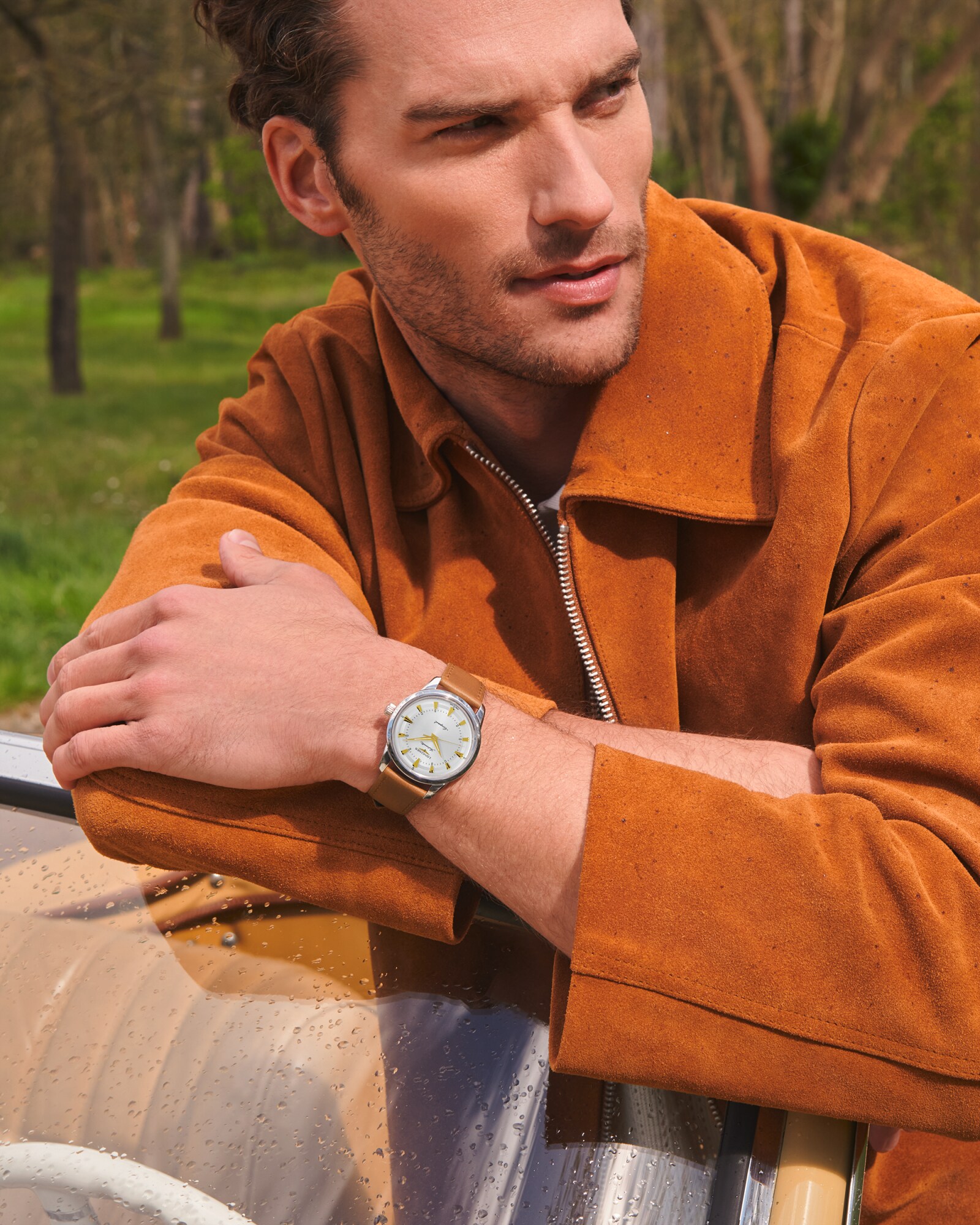 CONQUEST HERITAGE Automatic, Stainless Steel, Opaline Ivory Dial