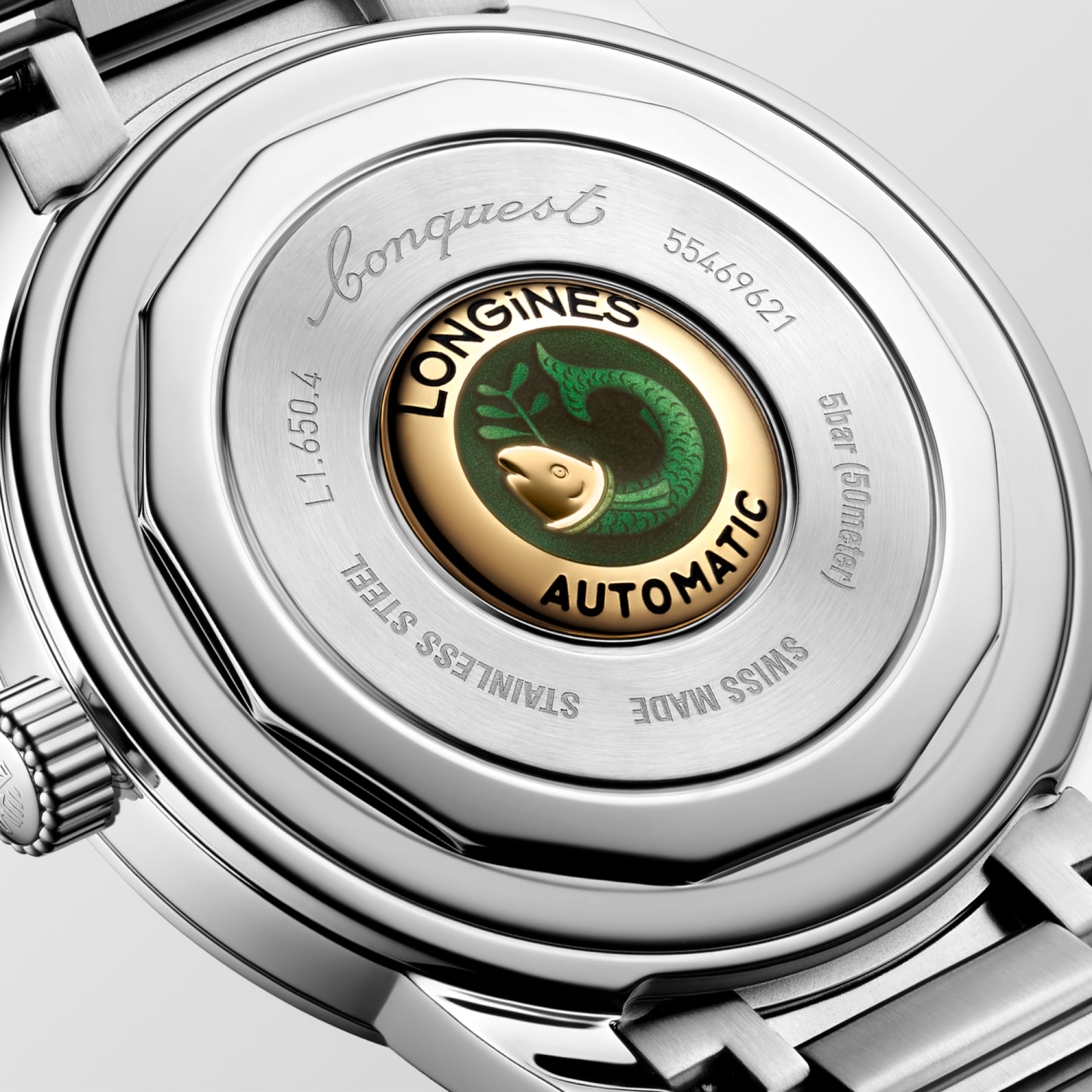 Longines CONQUEST HERITAGE automatic stainless steel Watch - L1.650.4.72.6