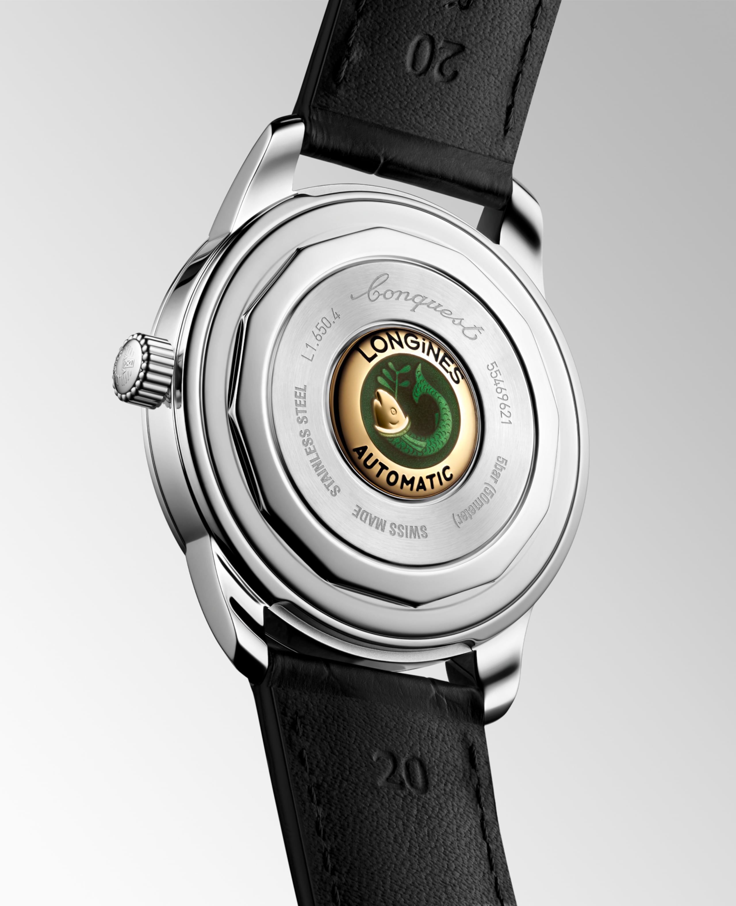 Longines CONQUEST HERITAGE automatico acciaio inossidabile Watch - L1.650.4.92.2
