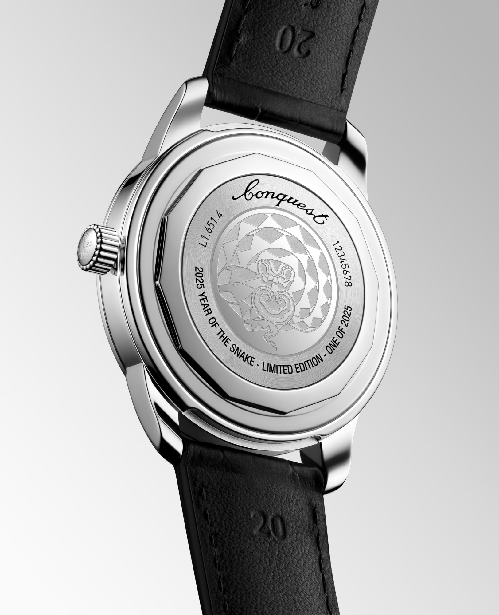 CONQUEST HERITAGE YEAR OF THE SNAKE EDITION 自動巻、ステンレス