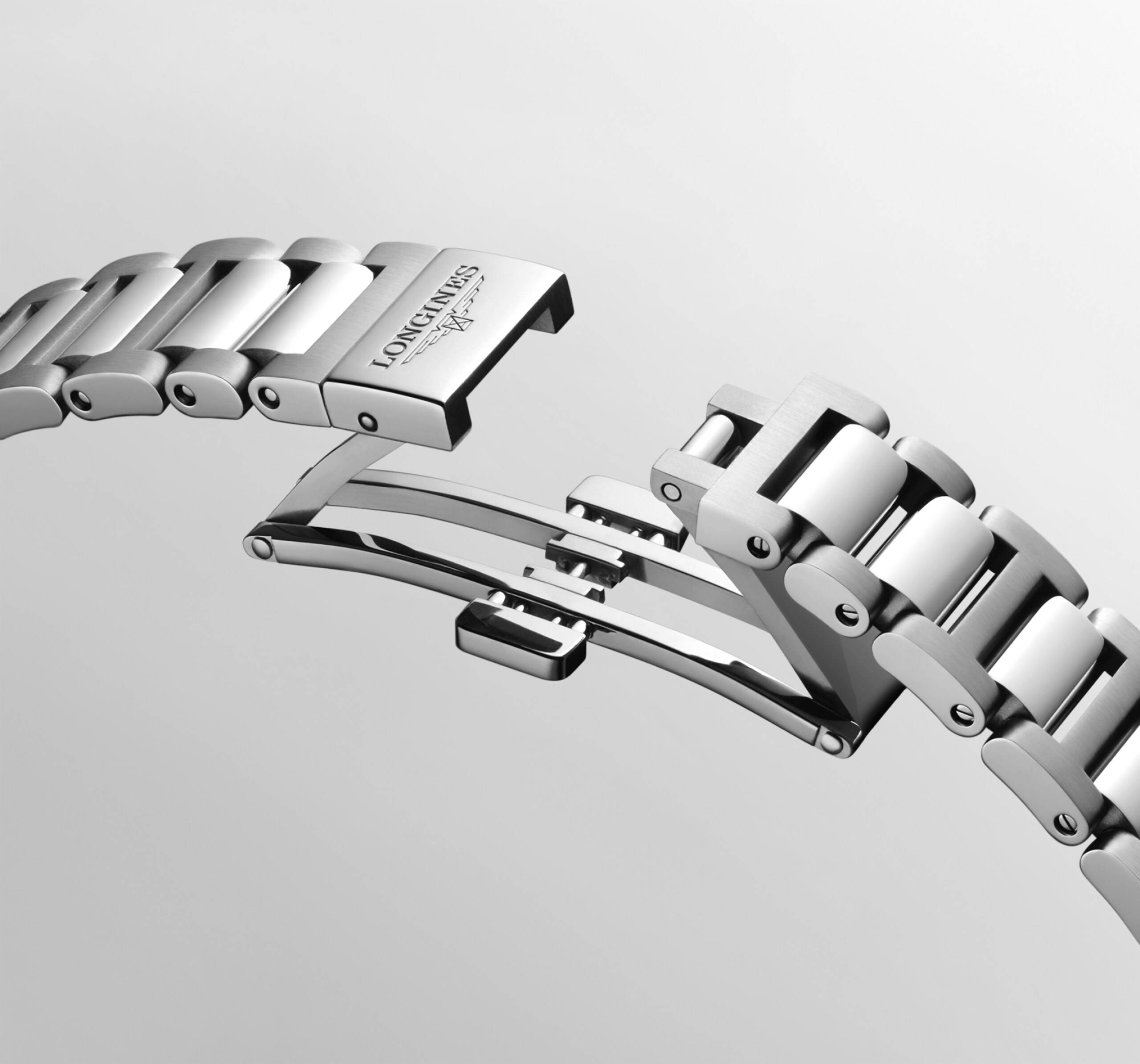 Longines CONQUEST automático aço inoxidável Watch - L3.320.0.87.6