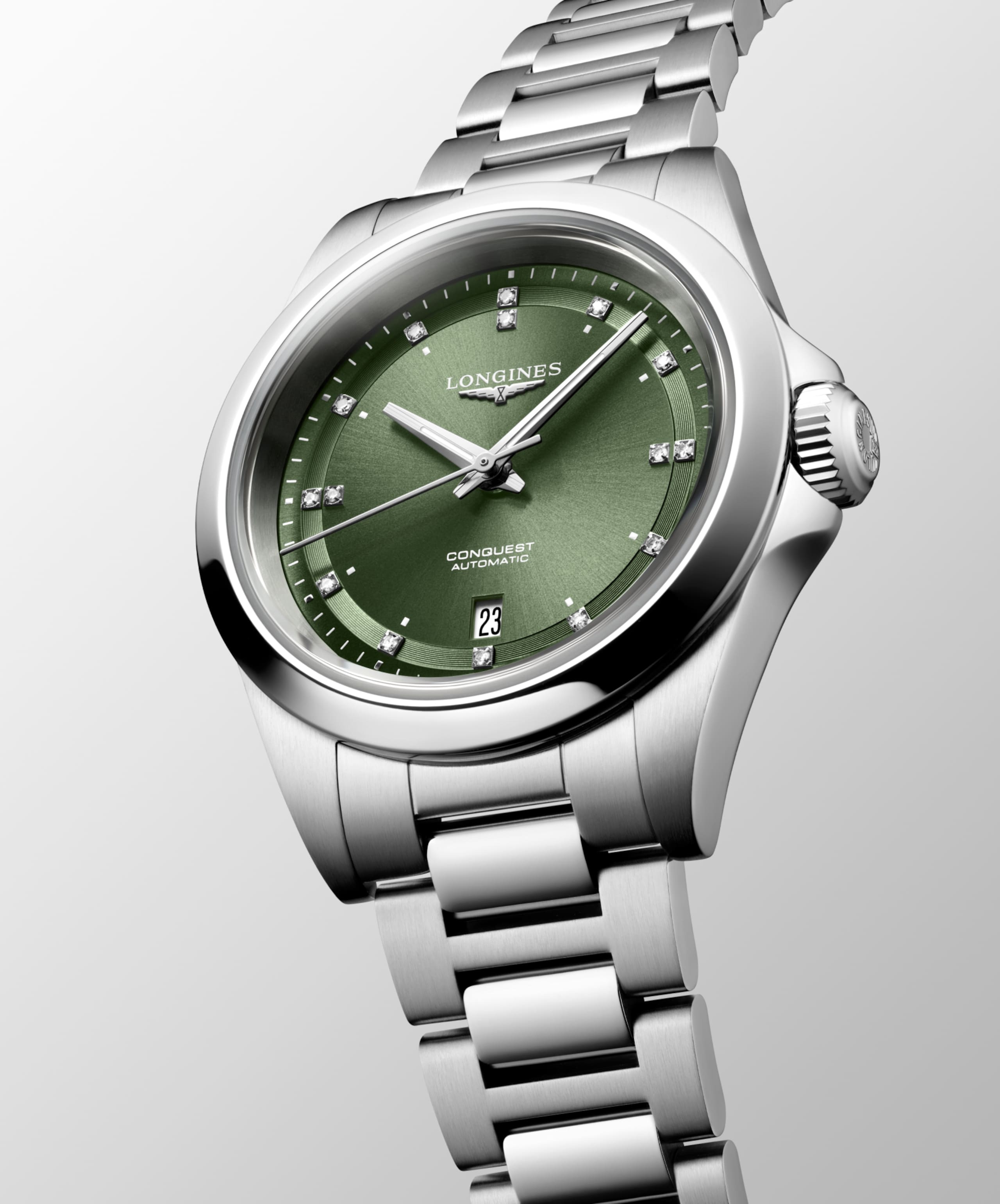 Longines CONQUEST automatic stainless steel Watch - L3.320.4.07.6