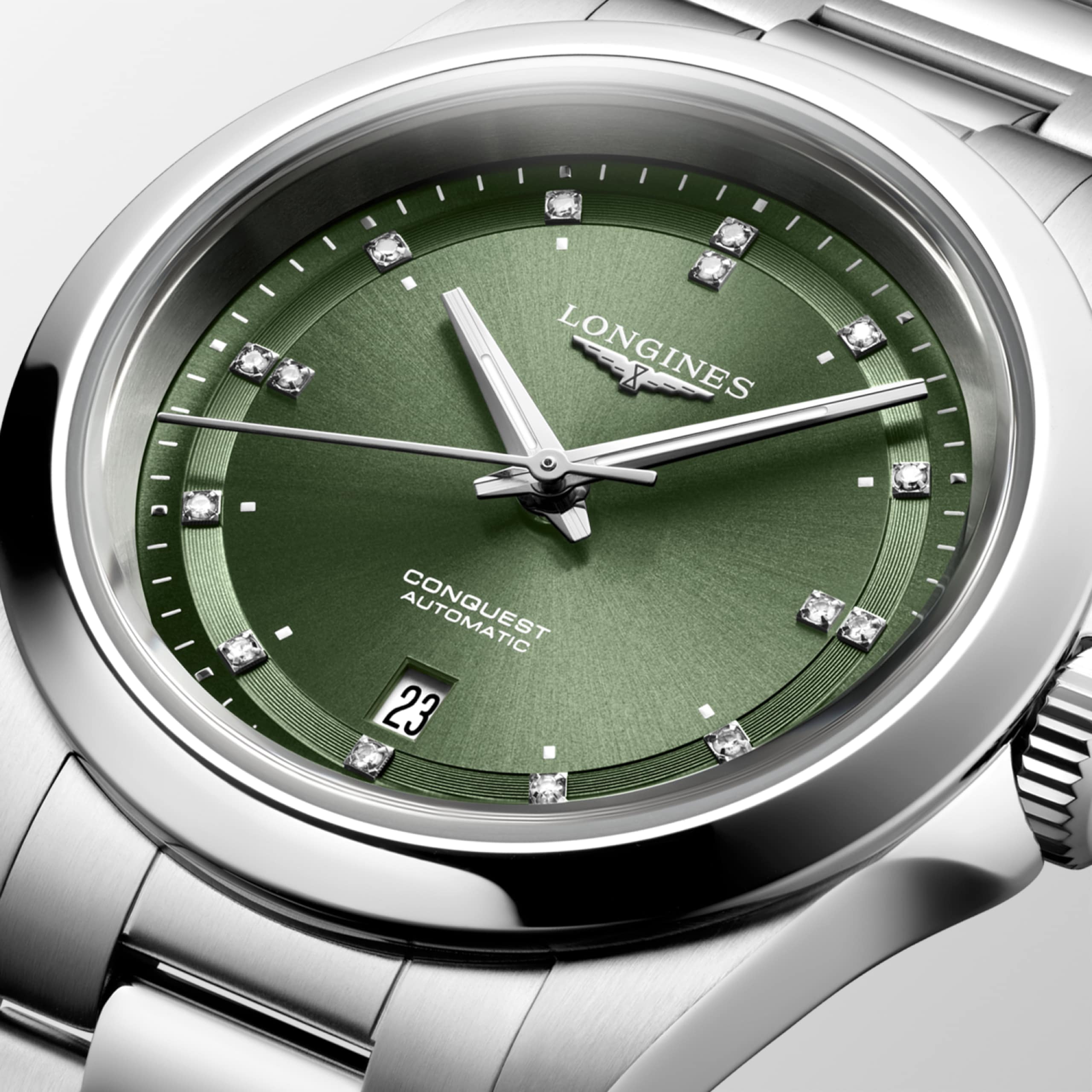 Longines CONQUEST automatic stainless steel Watch - L3.320.4.07.6