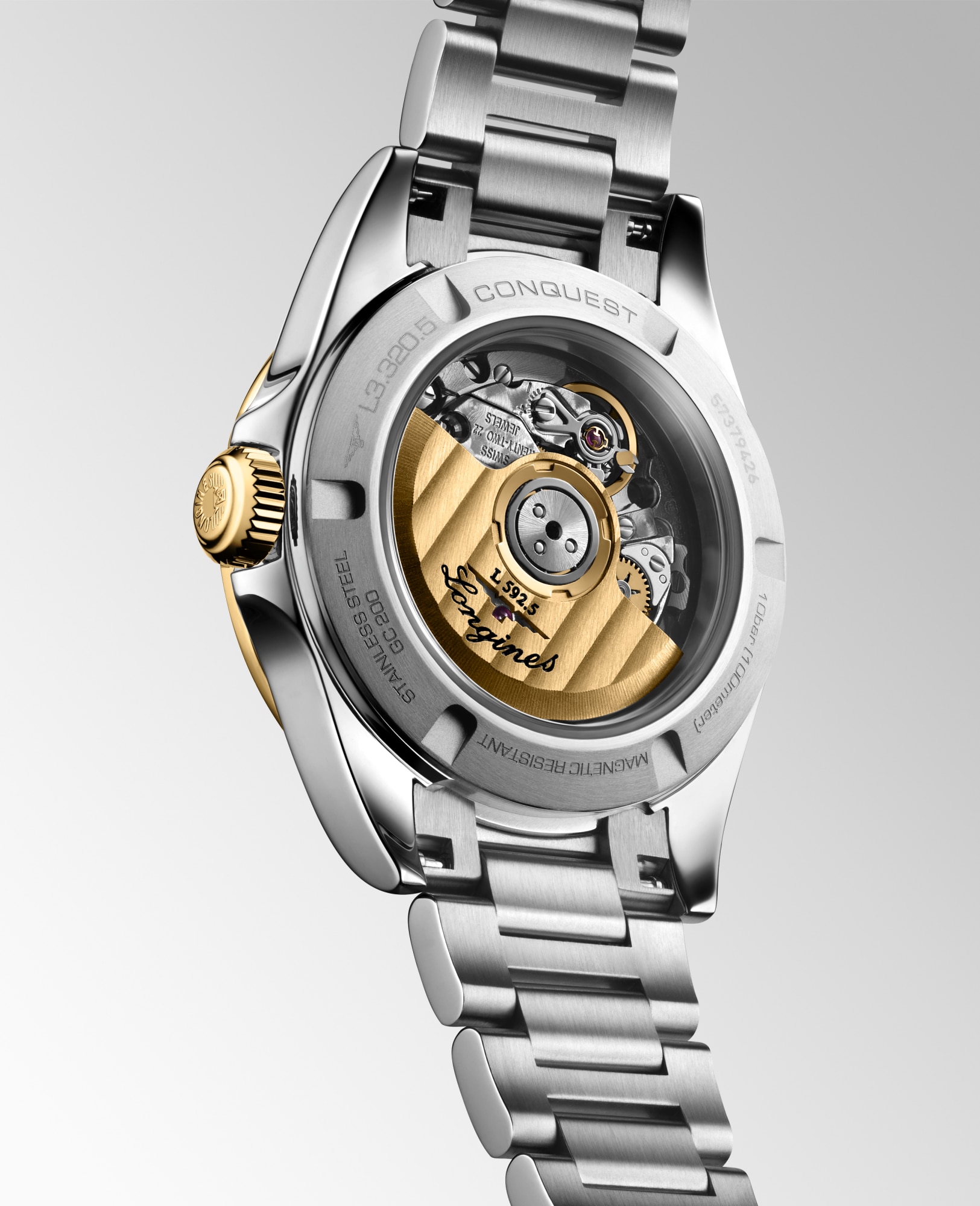 CONQUEST | Ø 30.00 mm, White Mother-of-pearl | L3.320.5.80.6