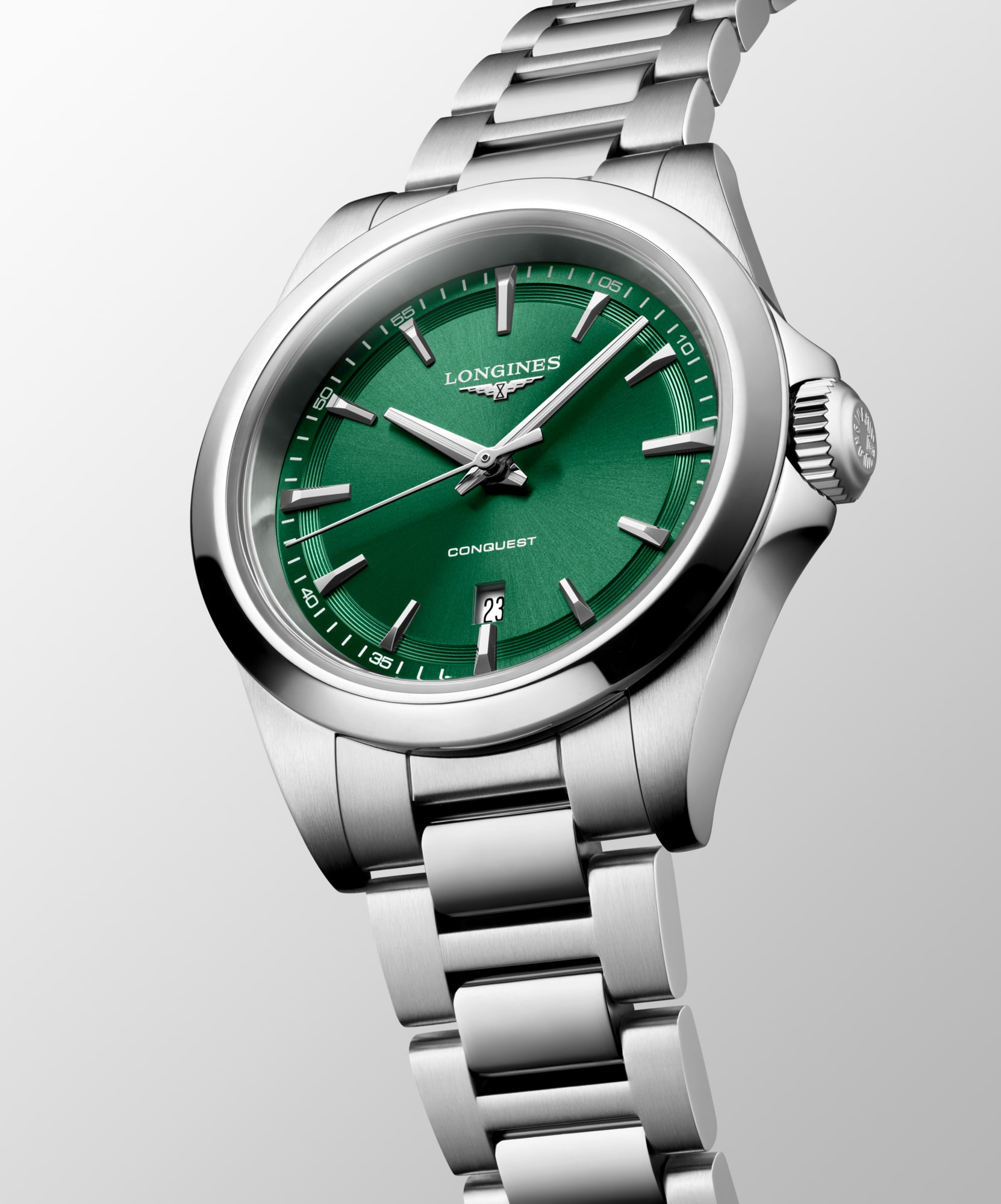コンクエスト | Ø 30.00 mm, サンレイグリーン | L3.350.4.09.6