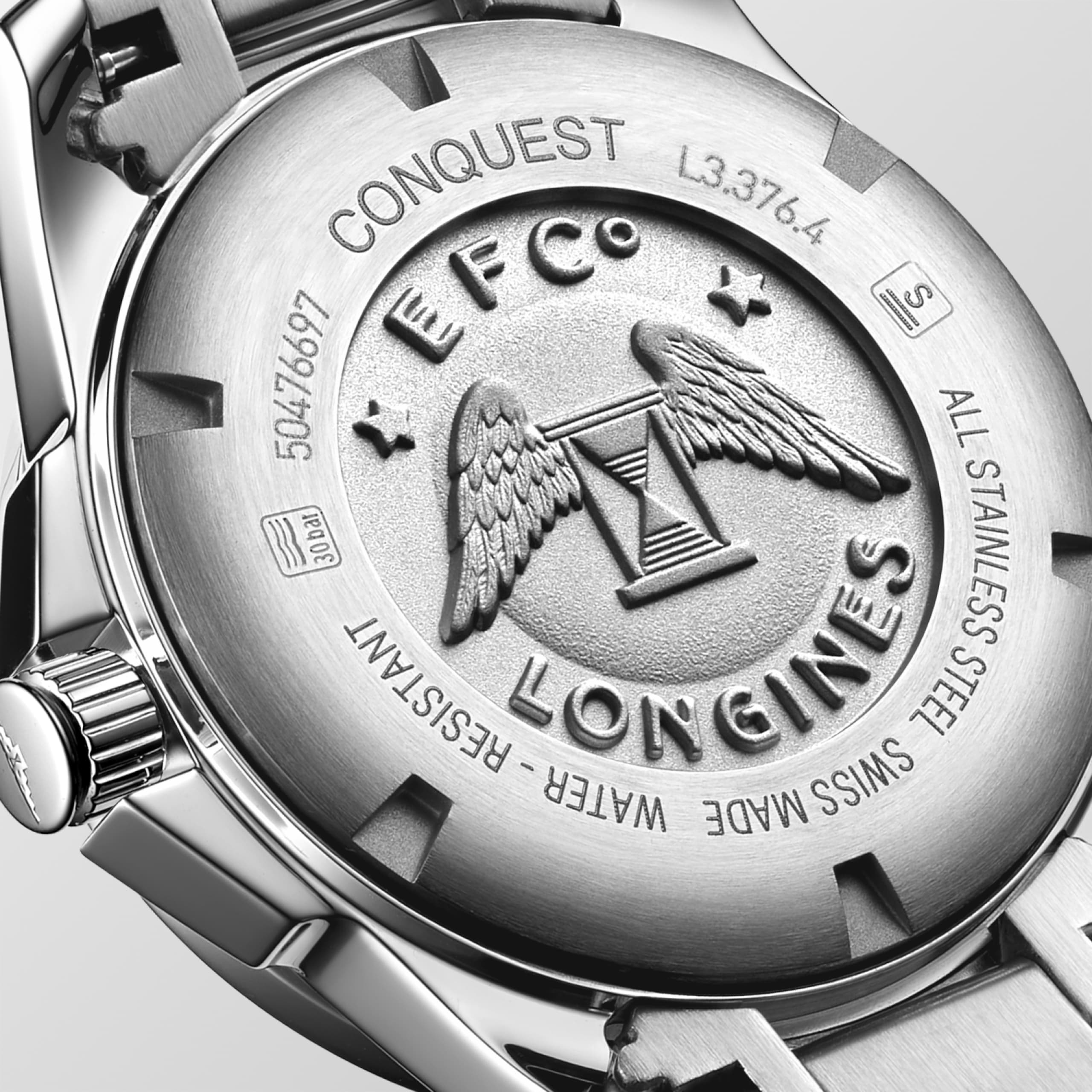 Longines CONQUEST quartz stainless steel Watch - L3.376.4.96.6