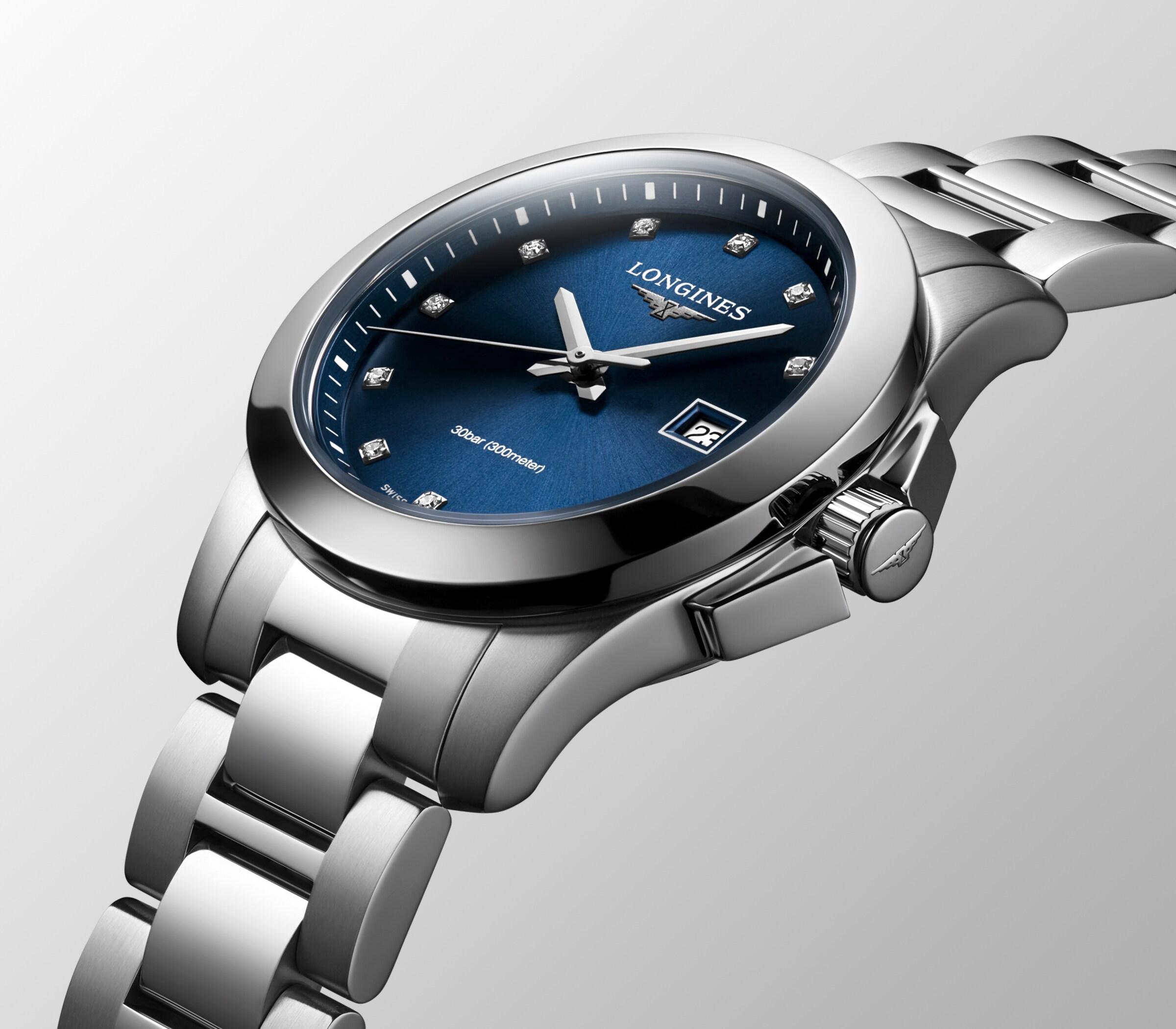 Longines CONQUEST Quartz Stainless steel Watch - L3.376.4.97.6